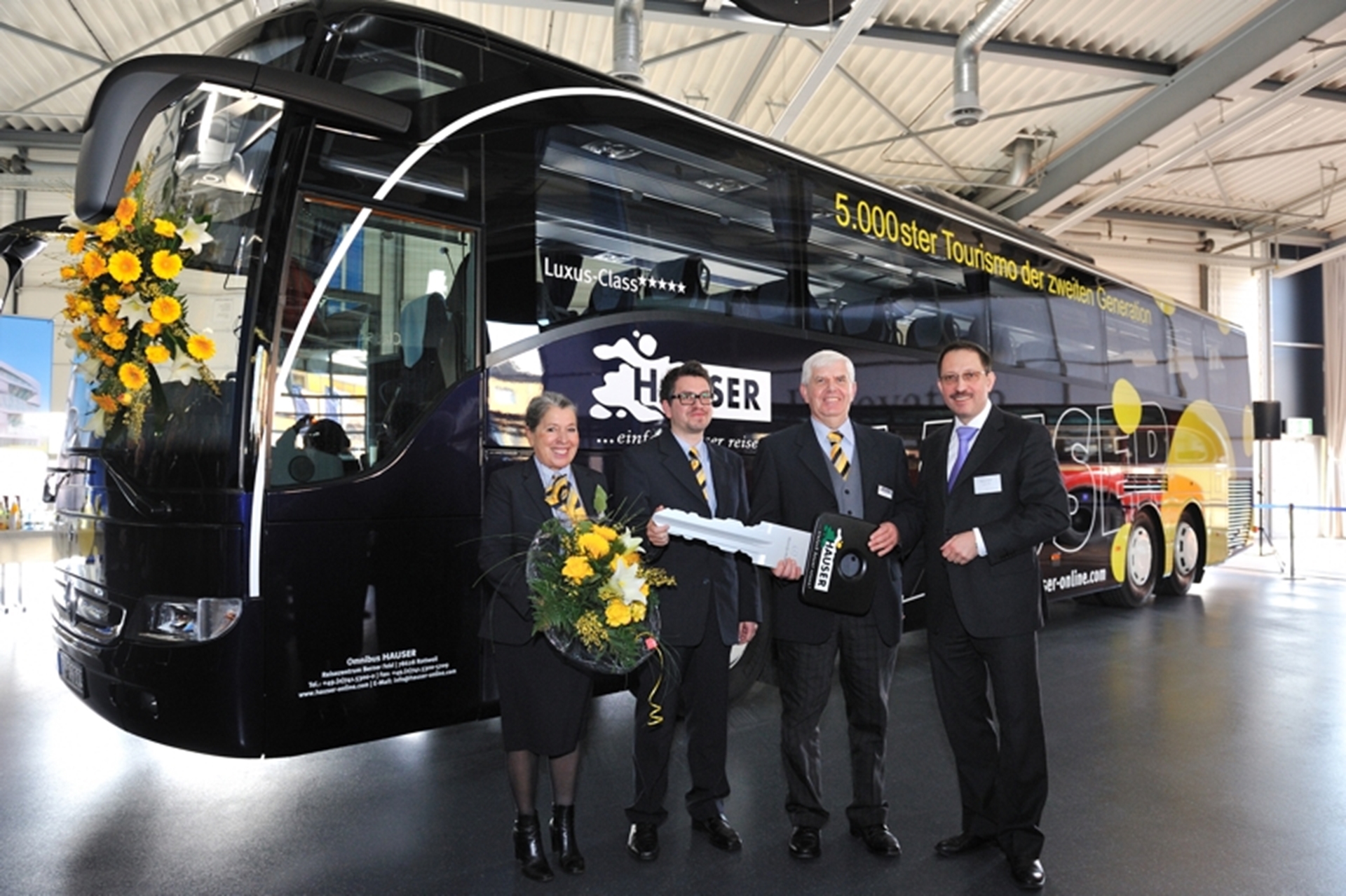 5,000th second generation Tourismo delivered to Omnibus Hauser