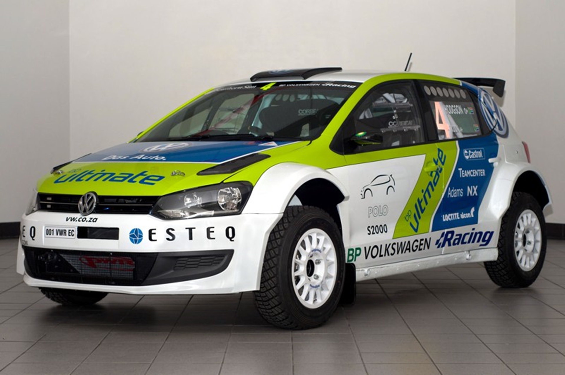 Interesting facts on the BP Volkswagen South Africa Polo S2000 rally car