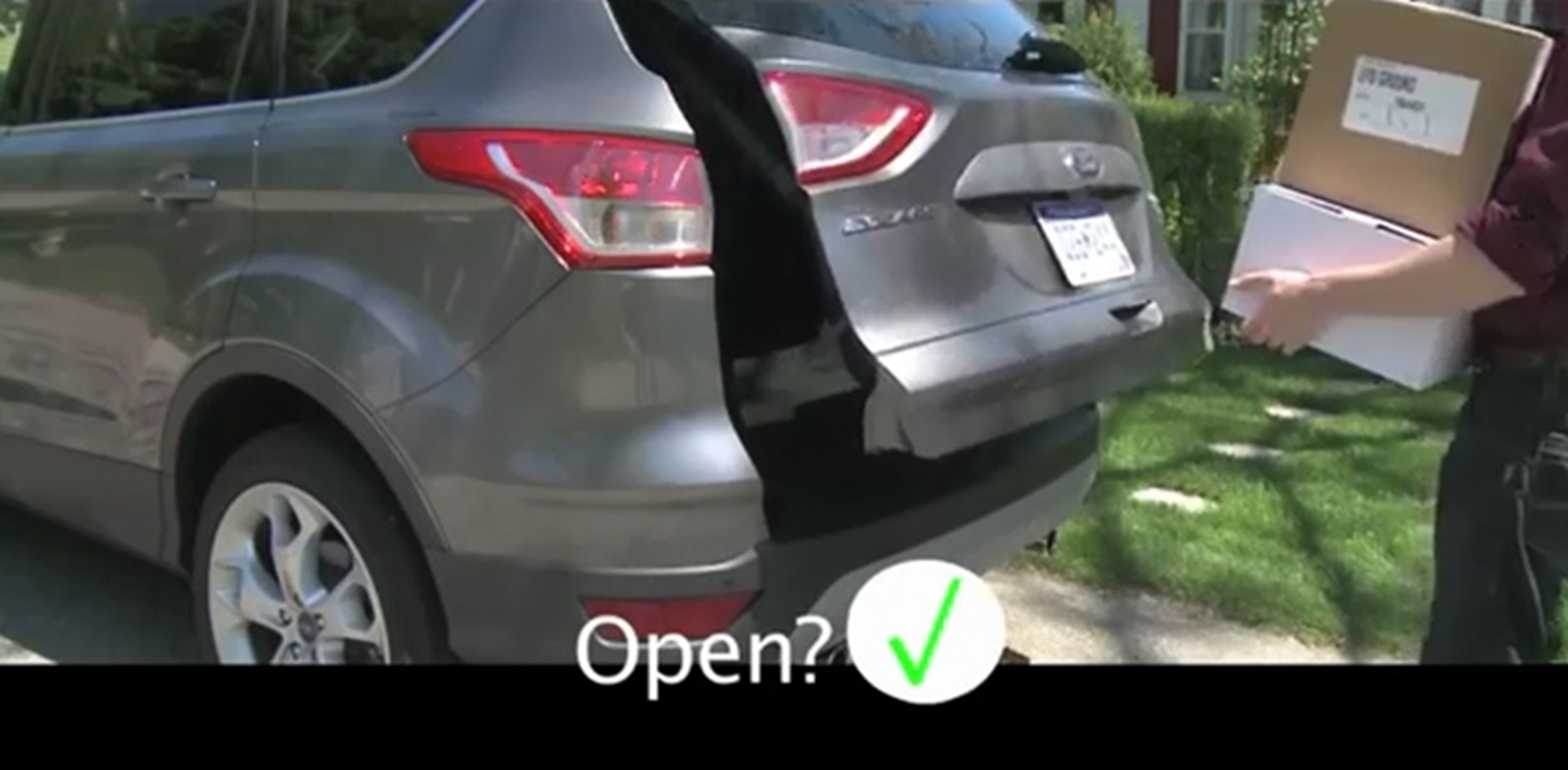 Ford Hands-Free Liftgate Tested in Downpours, Carwashes and Against Rolling Balls, Dogs and Shopping Carts