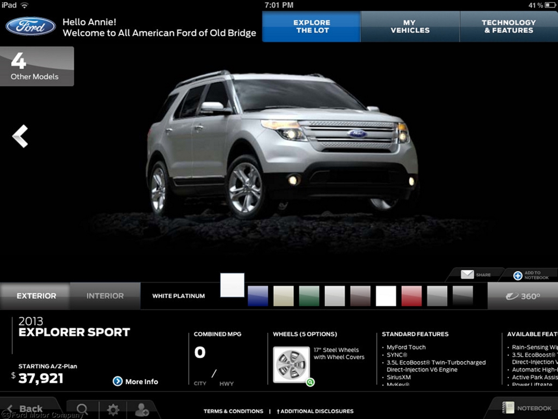 Ford Dealers Now Using SHOWCASE App and Apple iPad to Improve Customer Purchase Experience