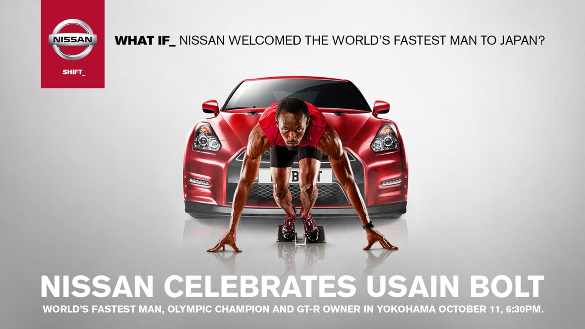 Usain Bolt “Goes for Gold” with Nissan
