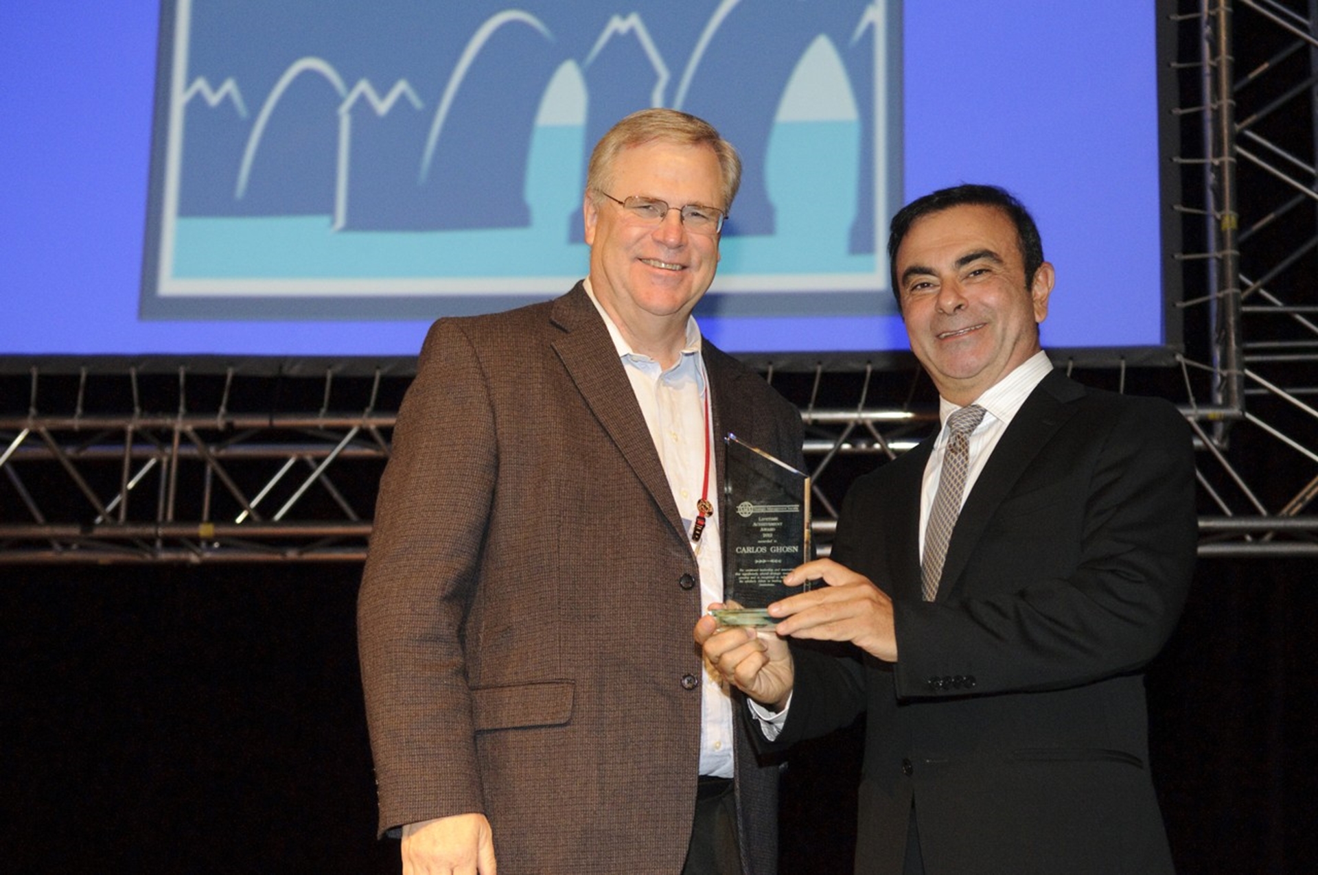 Ghosn wins lifetime achievement award from Strategic Management Society