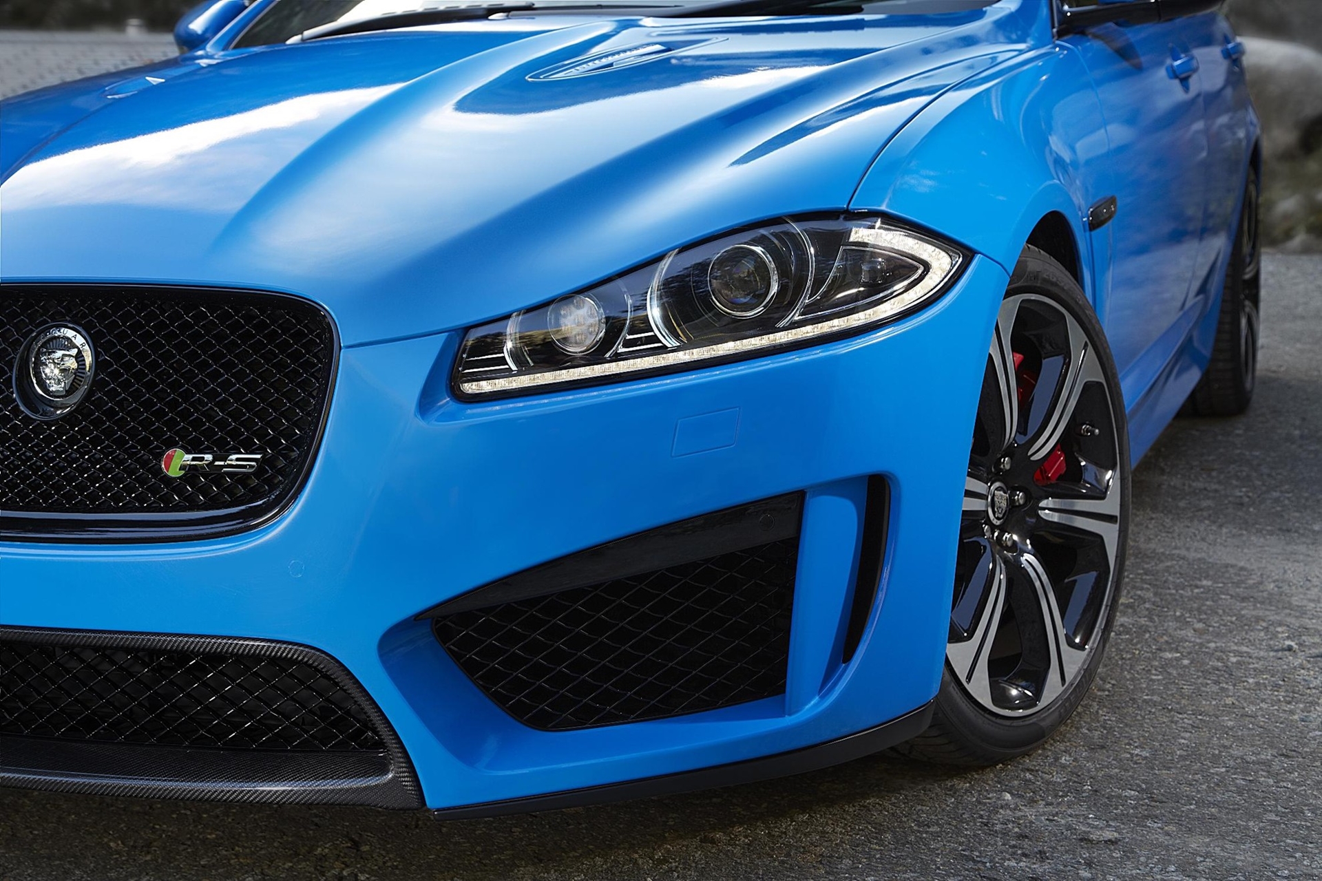 Jaguar XFR-S Blue
