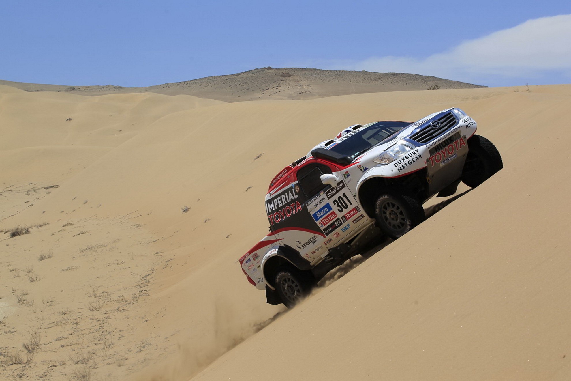 Giniel De Villiers and Dirk von Zitzewitz finish 2nd in the Dakar 2013