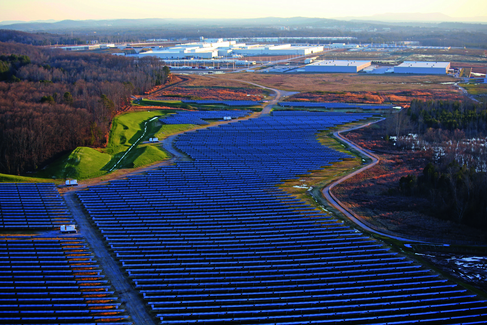 Largest solar Plant in the world by the Volkswagen brand