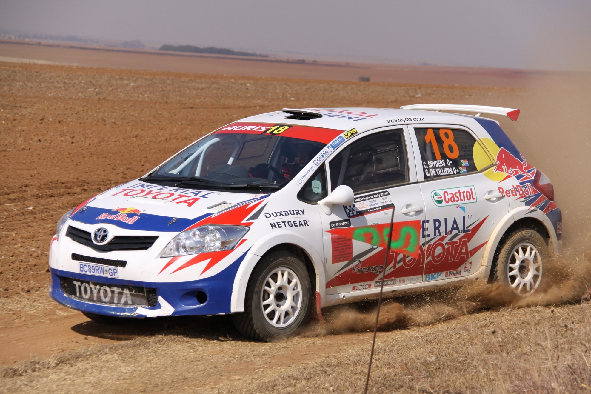 Giniel de Villiers former Dakar Rally Winner ready for the TOTAL Rally 2013