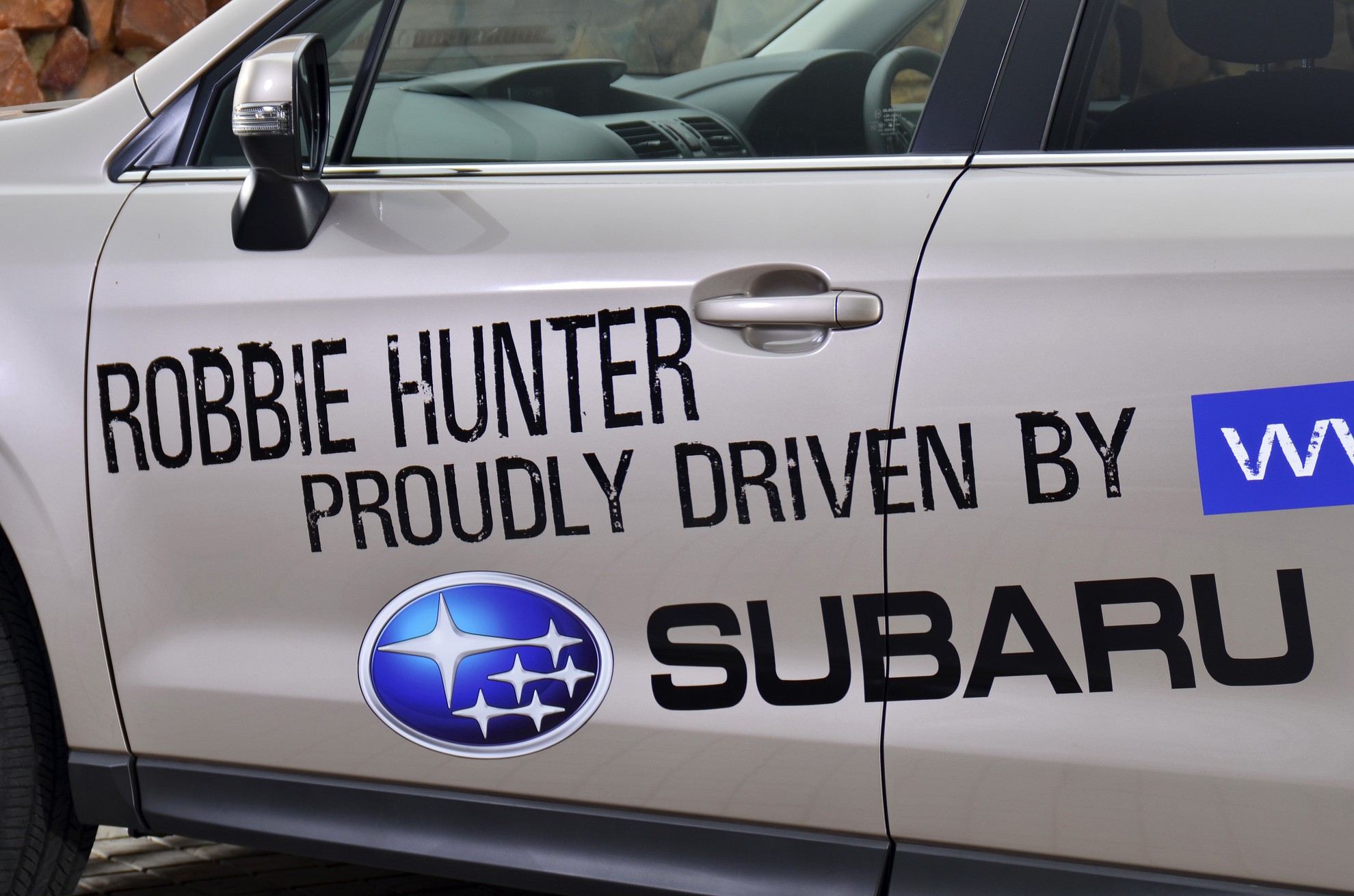 Robbie Hunter Subaru