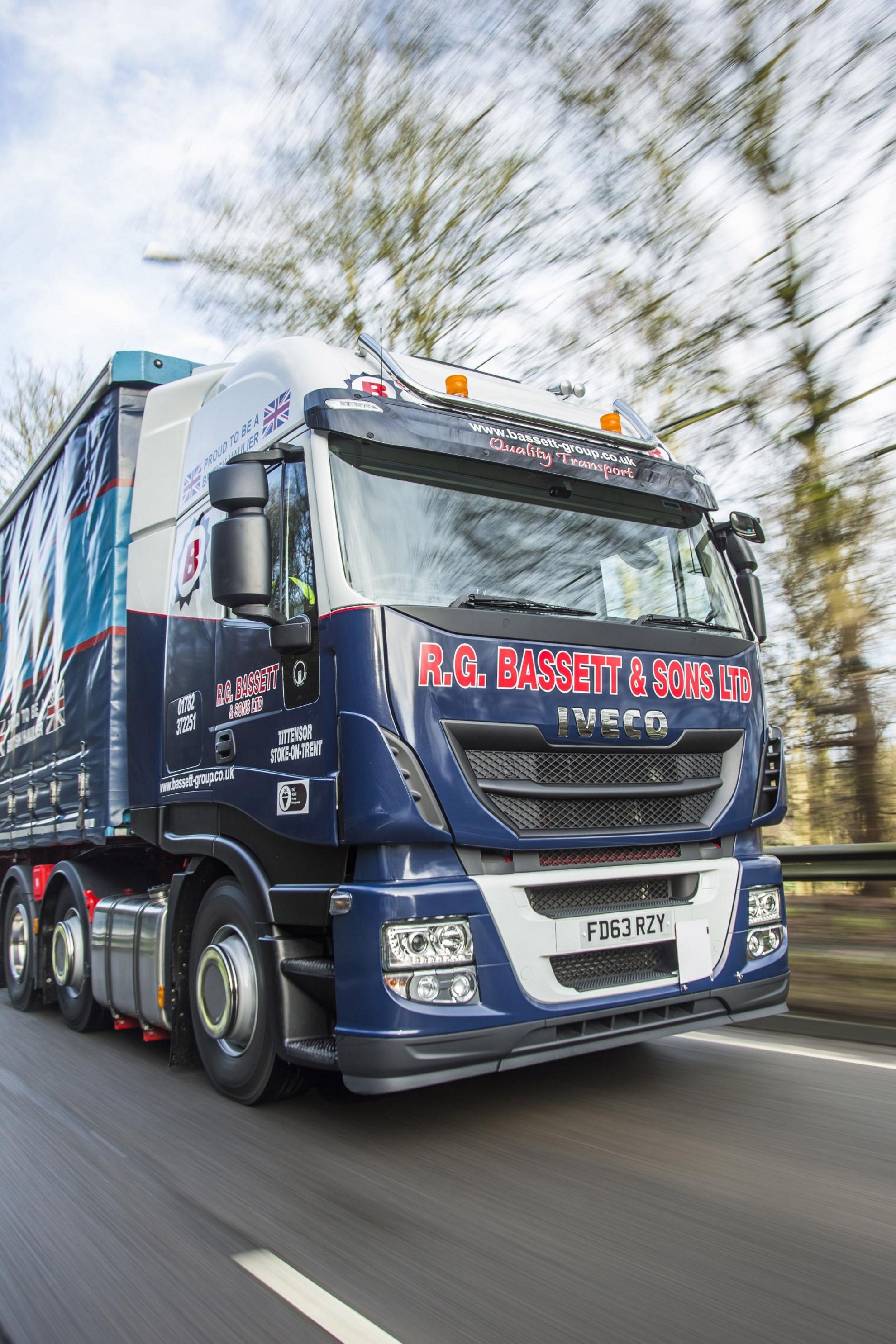 NEW IVECO TRUCKS AND NEW LIVERY FOR RG BASSETT & SONS