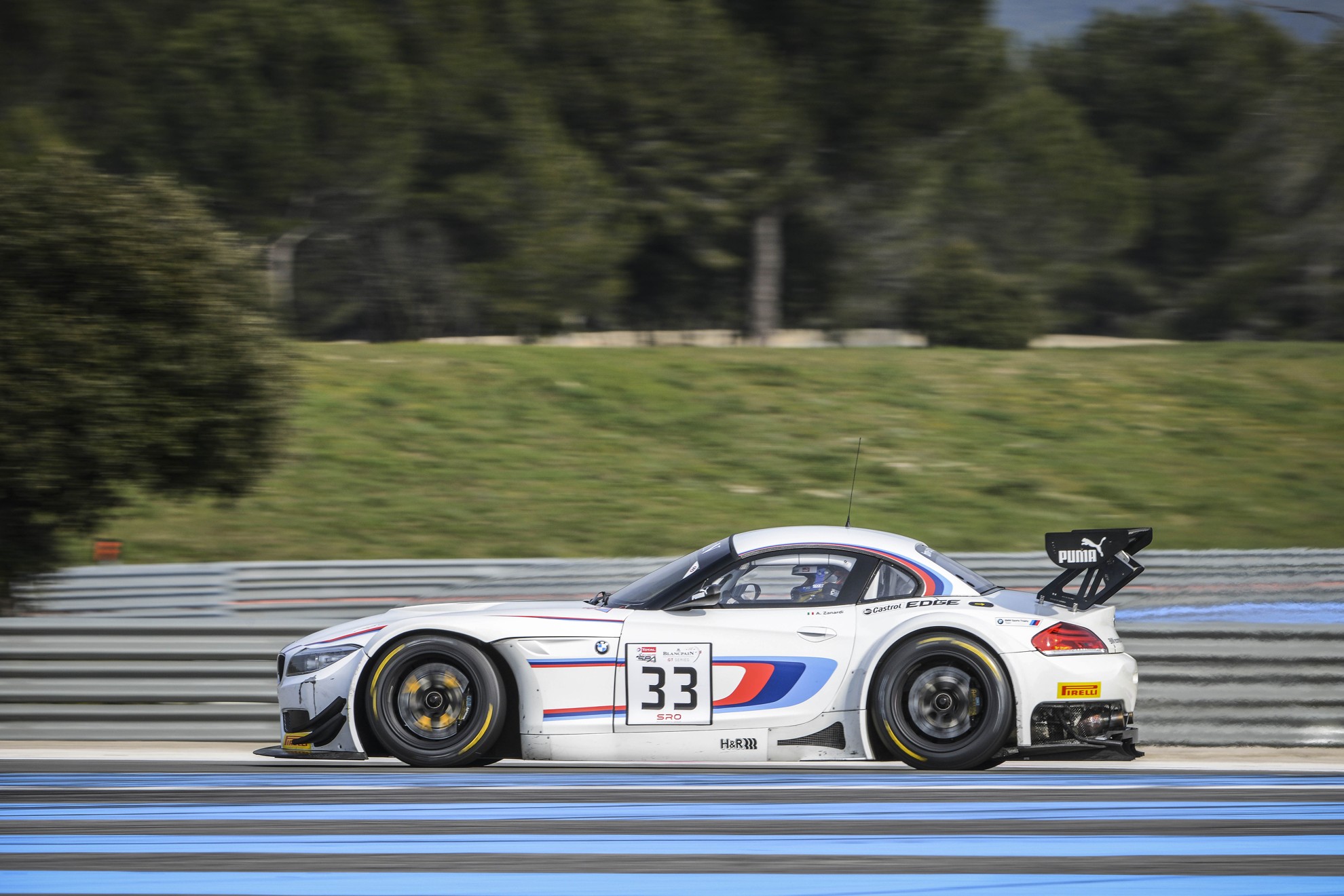 BMW works driver Alessandro Zanardi completes official test days for the Blancpain GT Series
