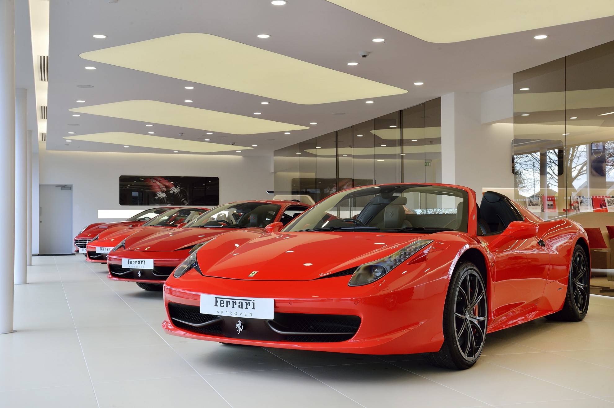New Ferrari Showroom in Lancaster