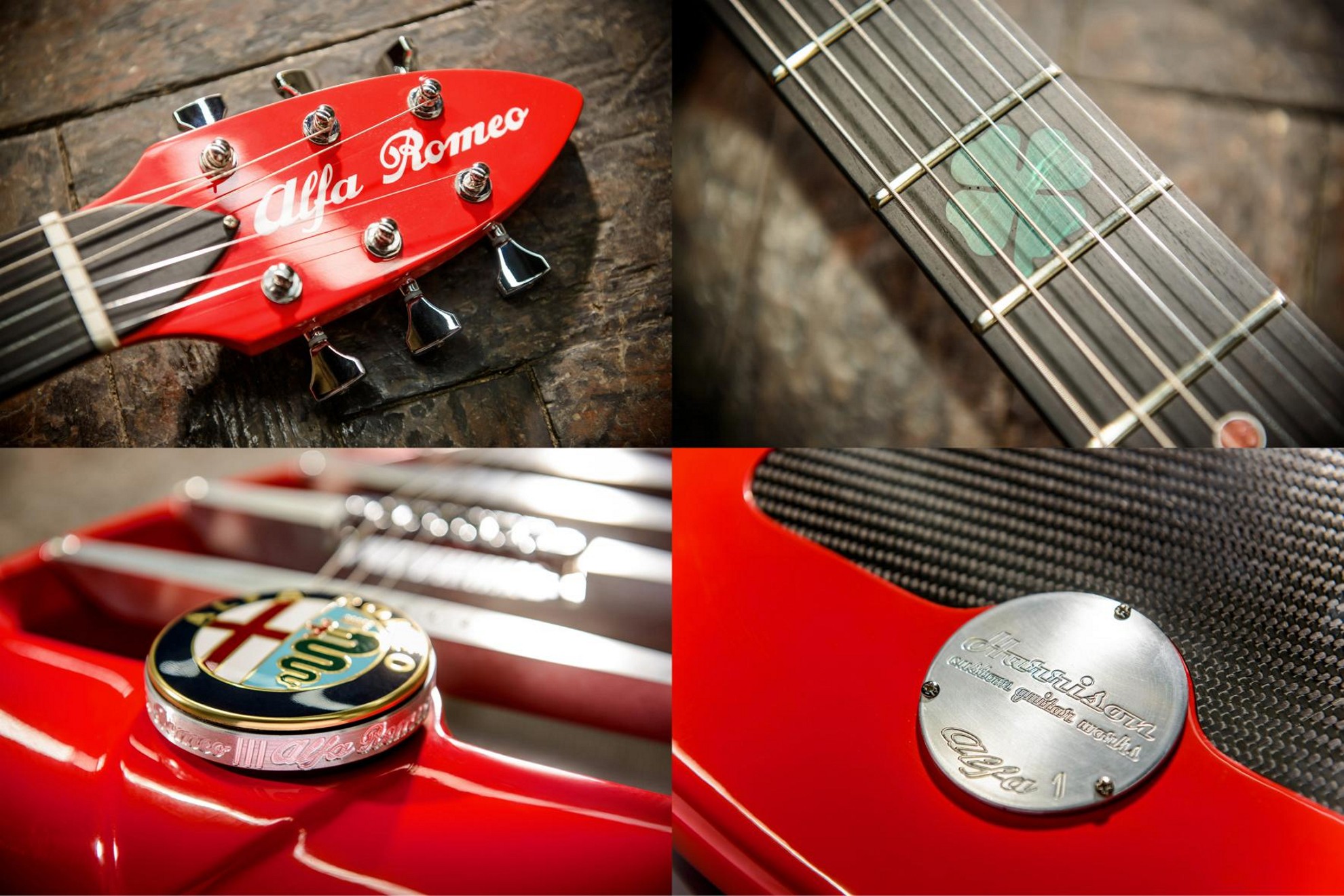 Alfa Romeo Guitar by Harrison Custom Guitar Works
