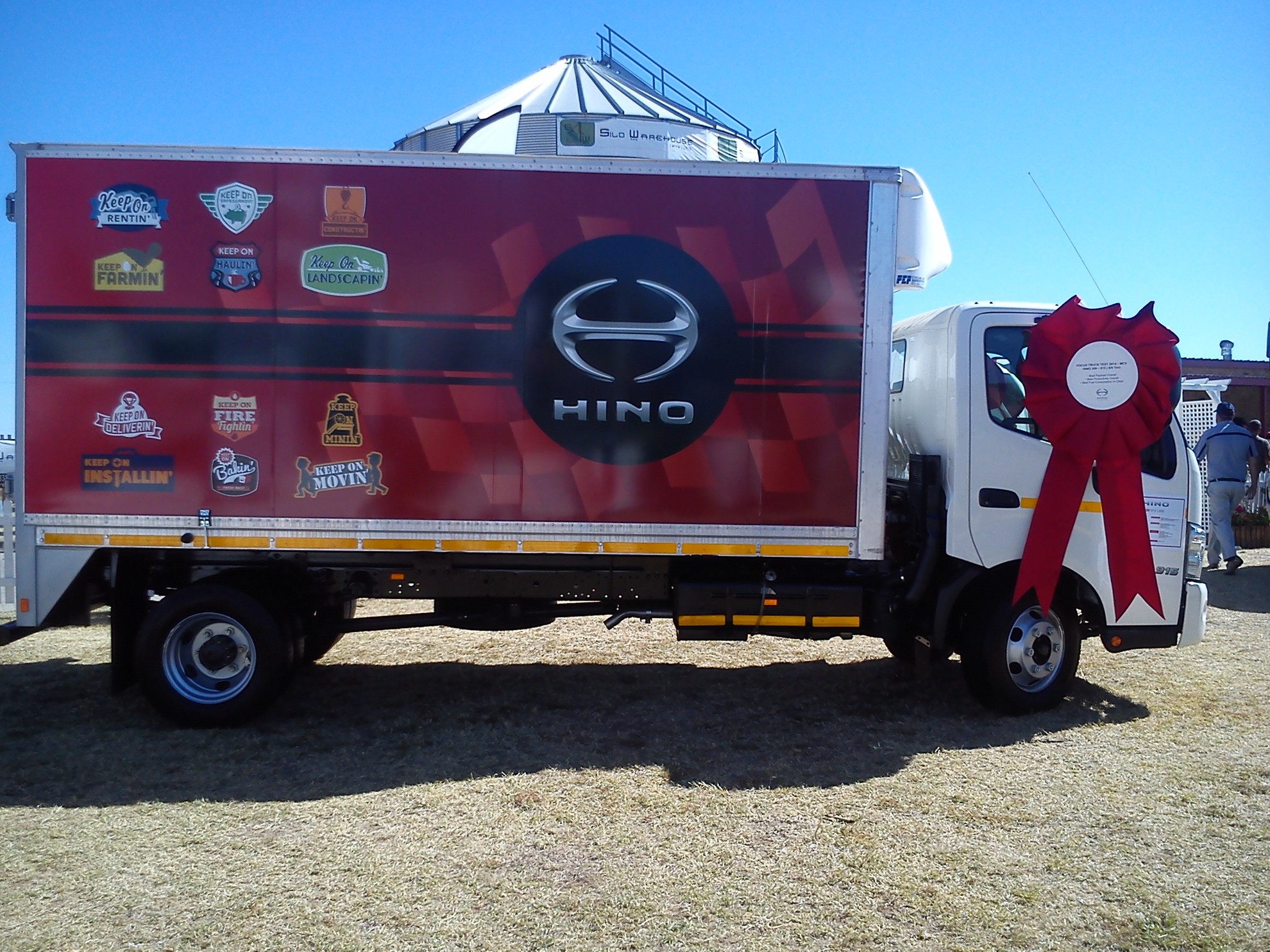 Hino at the 2014 Nampo agricultural show in Bothaville