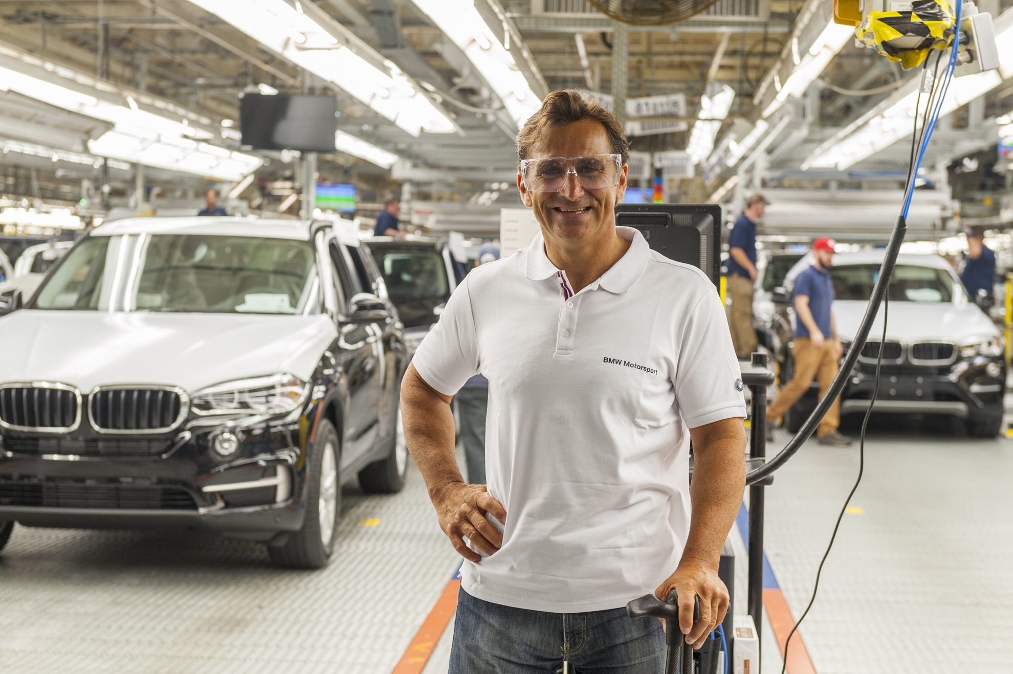 BMW Brand Ambassador Alessandro Zanardi visits the BMW plant Spartanburg