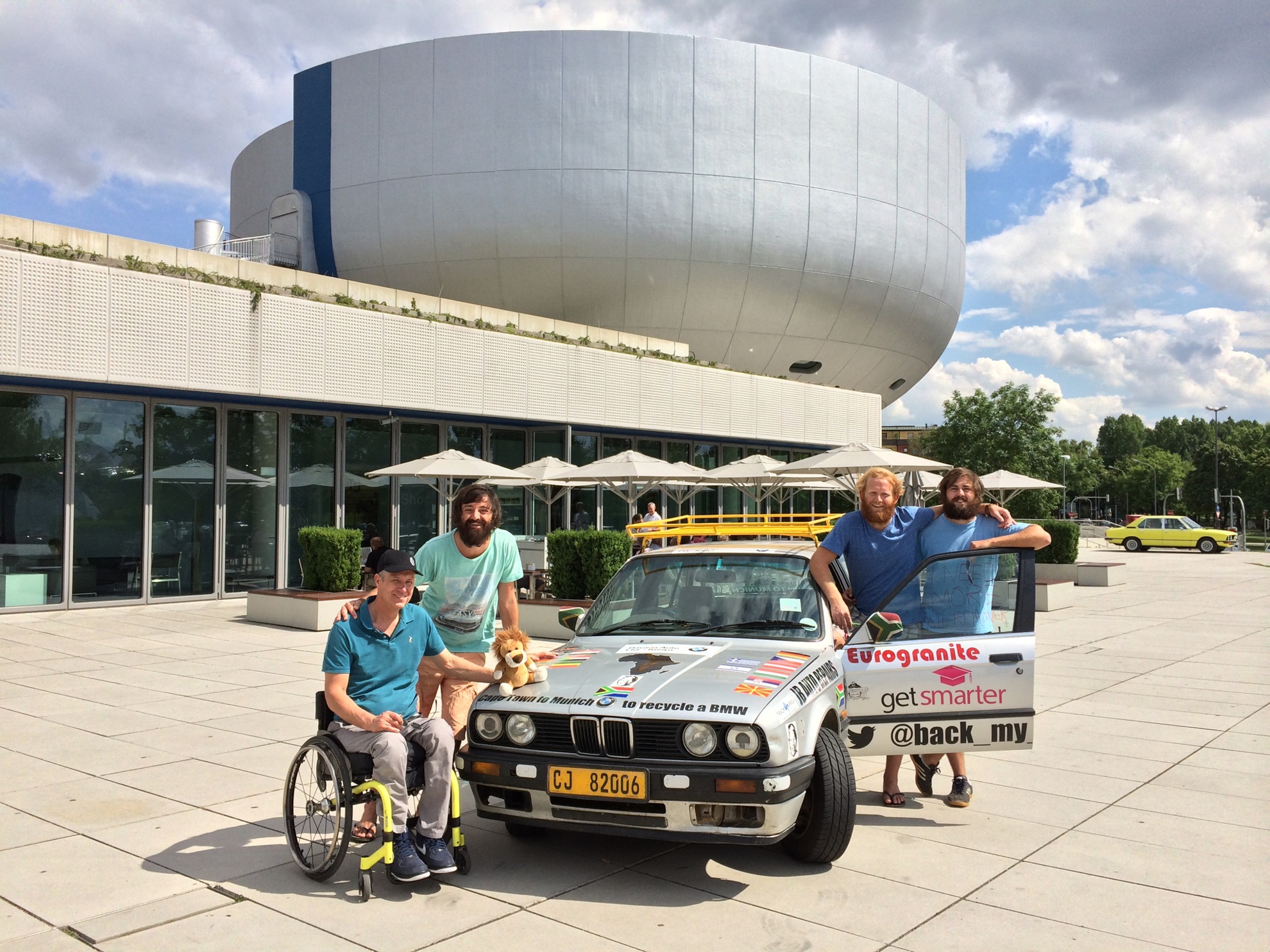 The BMW journey from Cape Town to Munich