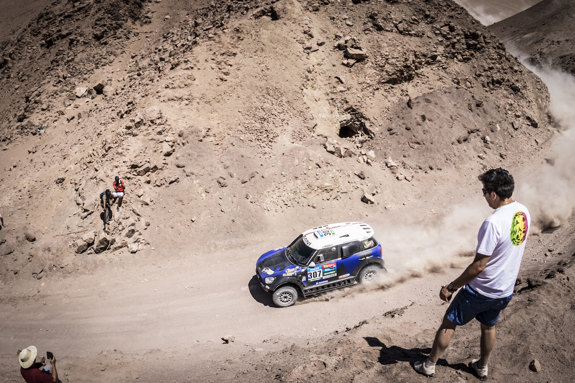 Orlando Terranova wins stage seven at the 2015 Dakar Rally