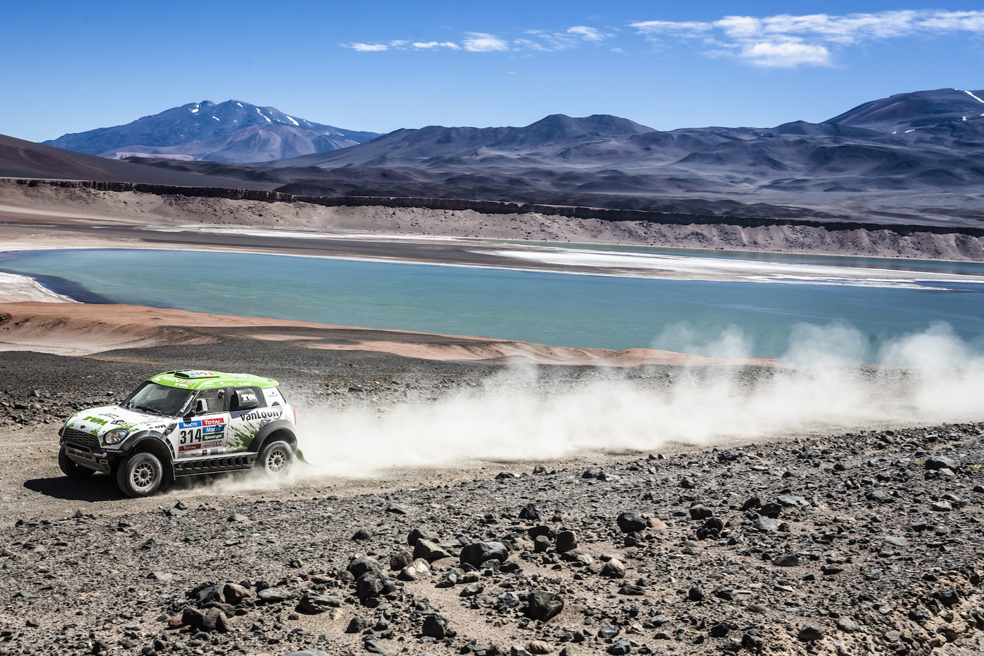 Dakar 2015 – Six MINI ALL4 Racing cars finish in the top ten on stage eight