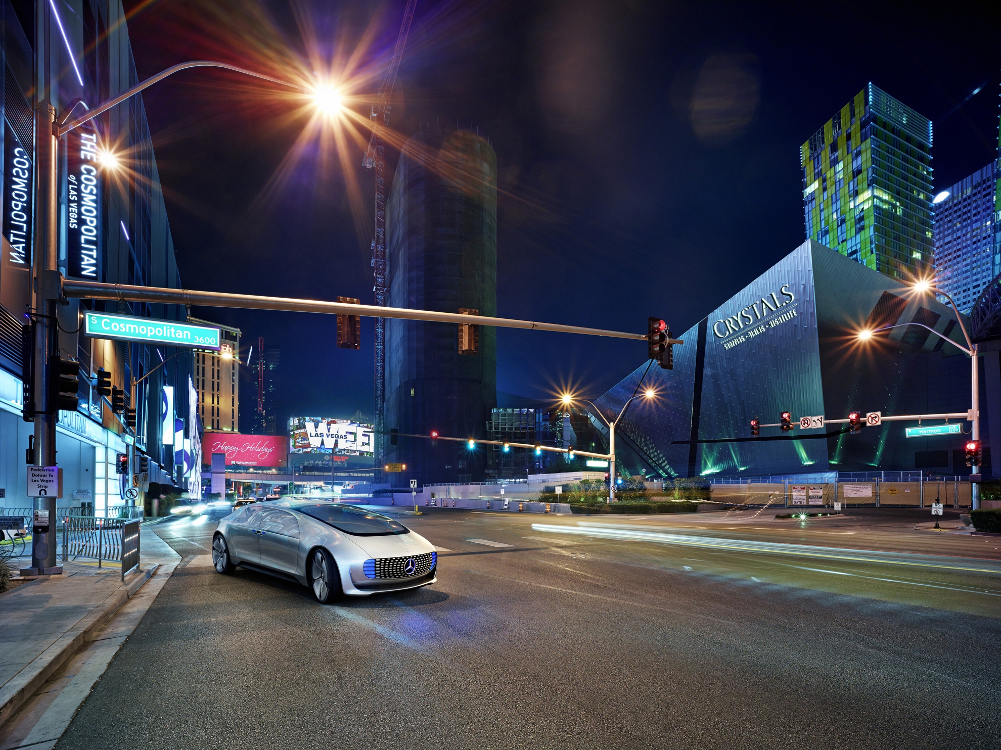 World premiere of the Mercedes-Benz F 015 Luxury in Motion at the CES: Revolution of Mobility