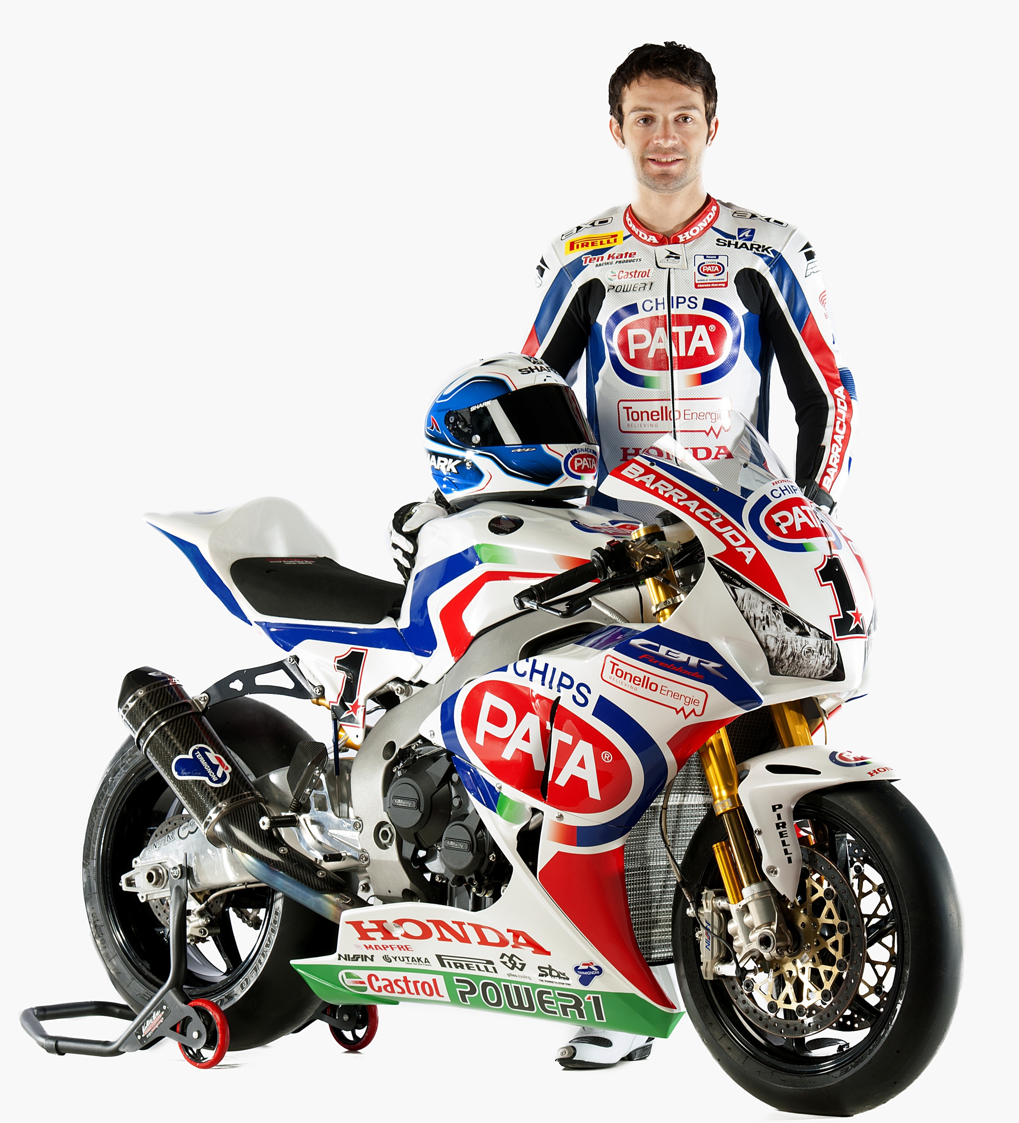 Pata Honda Motorcycle 2015 Team WSBK riders presented in Italy