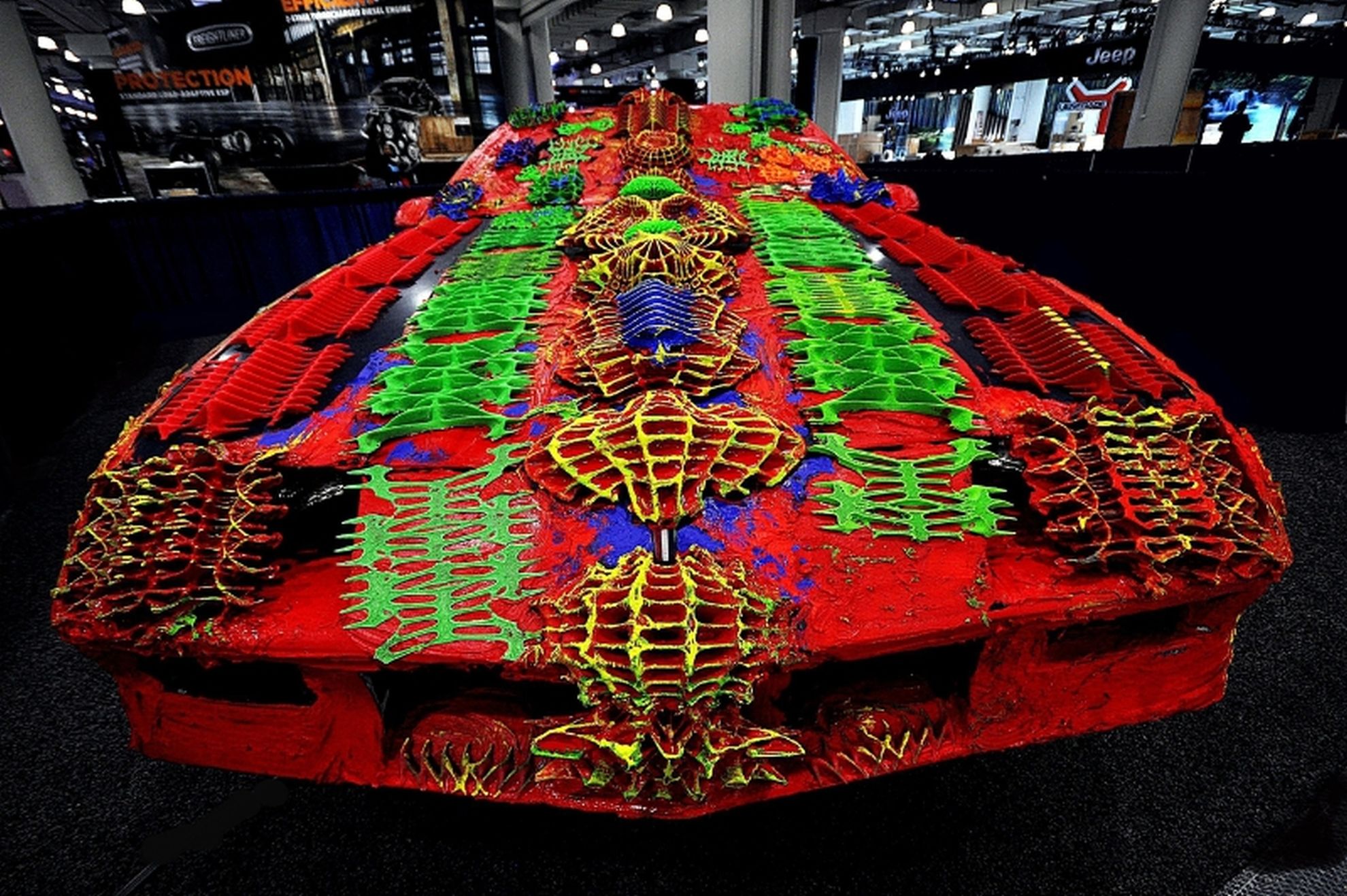 Artist Ioan Florea Presents 3D Printed Camaro Art Car at New York International Auto Show 2015