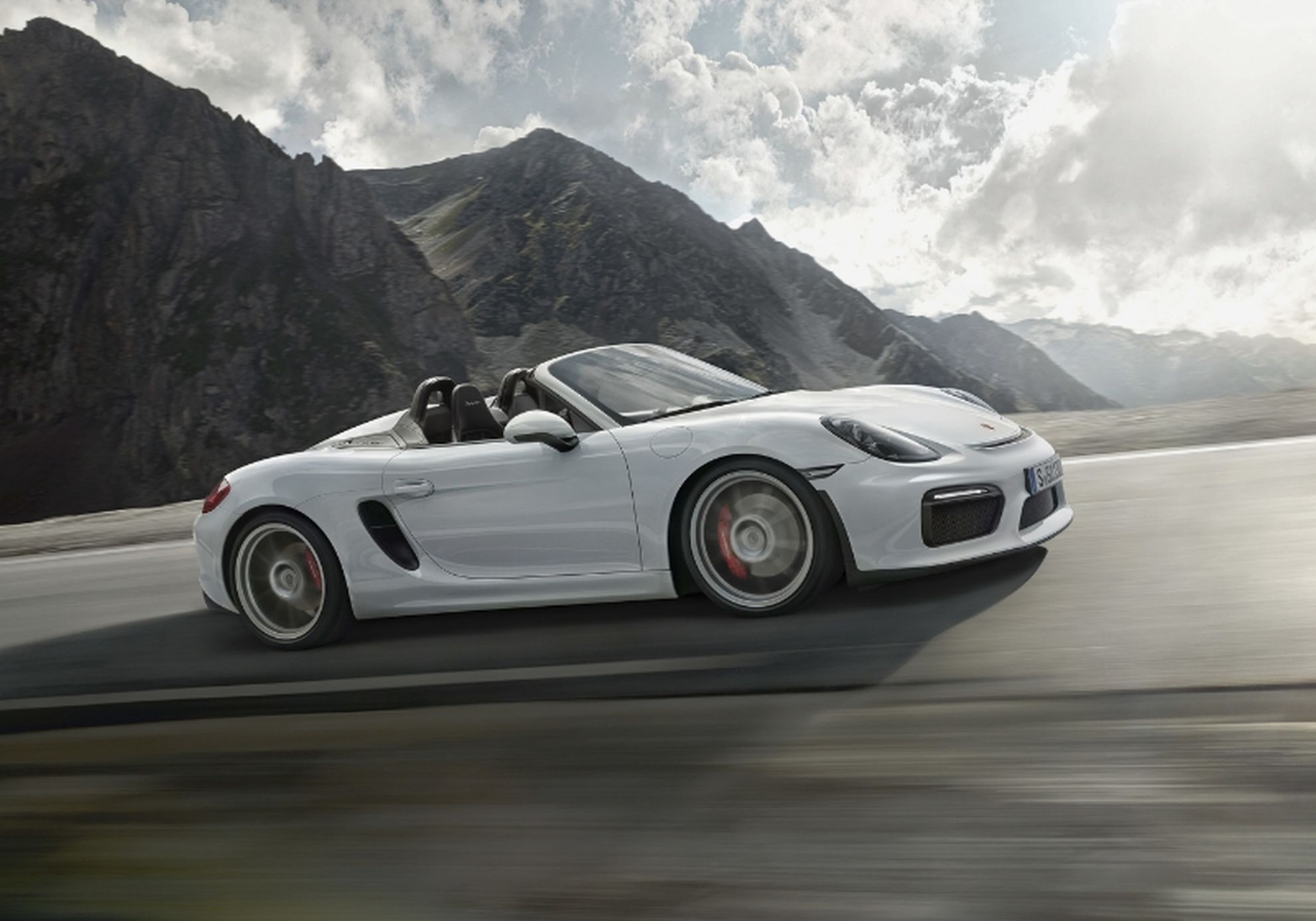 World premiere of Boxster Spyder at New York International Auto Show