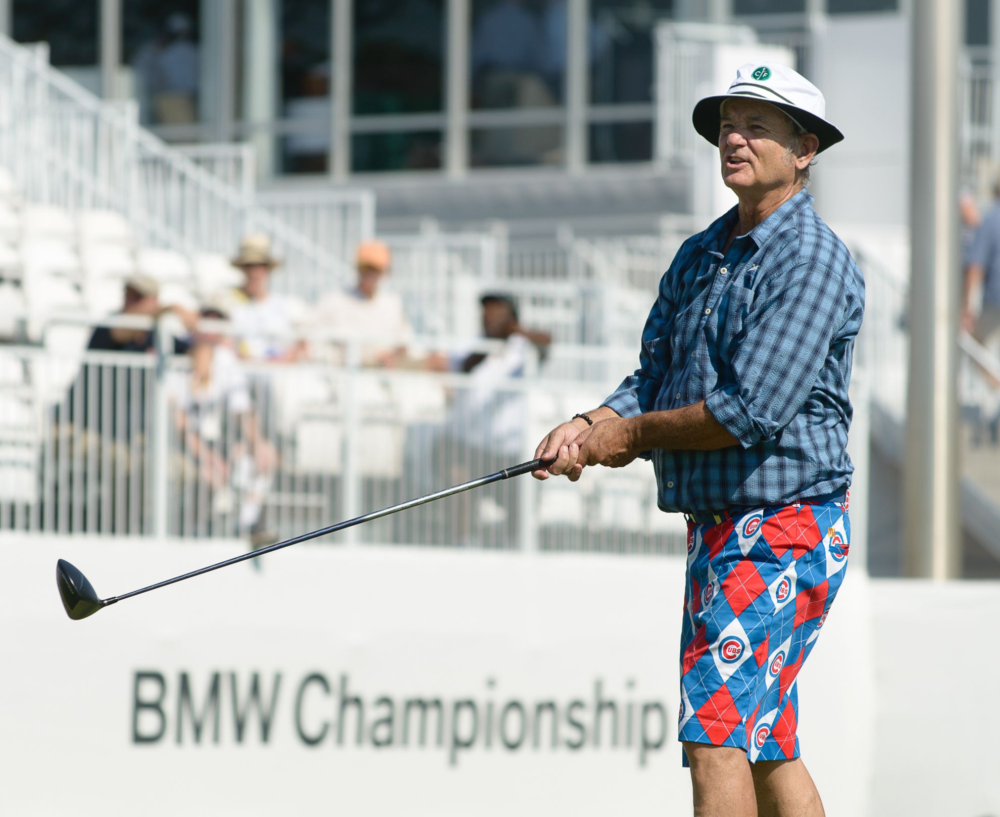 Actor Bill Murray 2015 BMW Championship at Conway Farms Golf Club