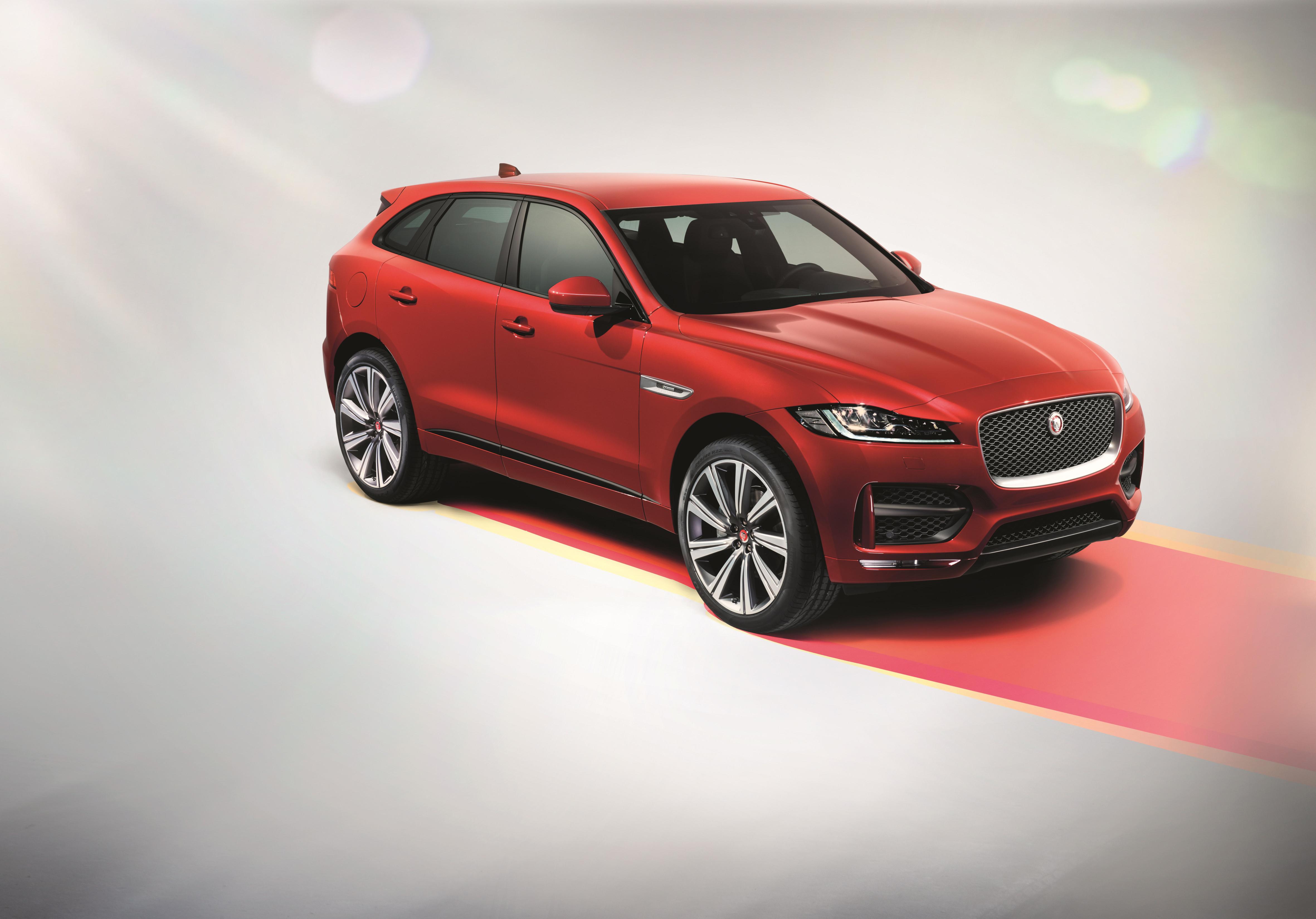 The all-new Jaguar F-PACE at IAA 2015