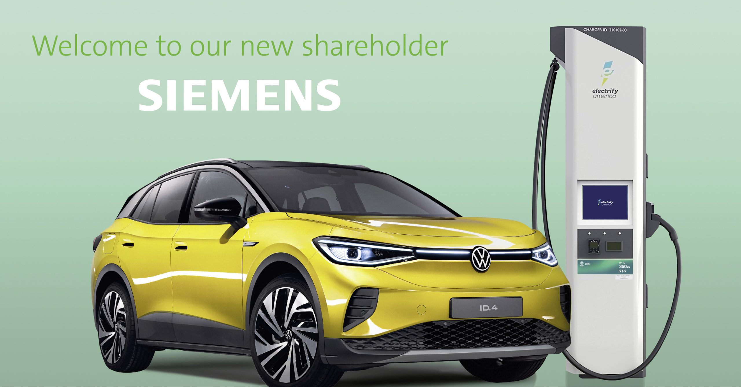 Siemens And Volkswagen Invest In Electrify America
