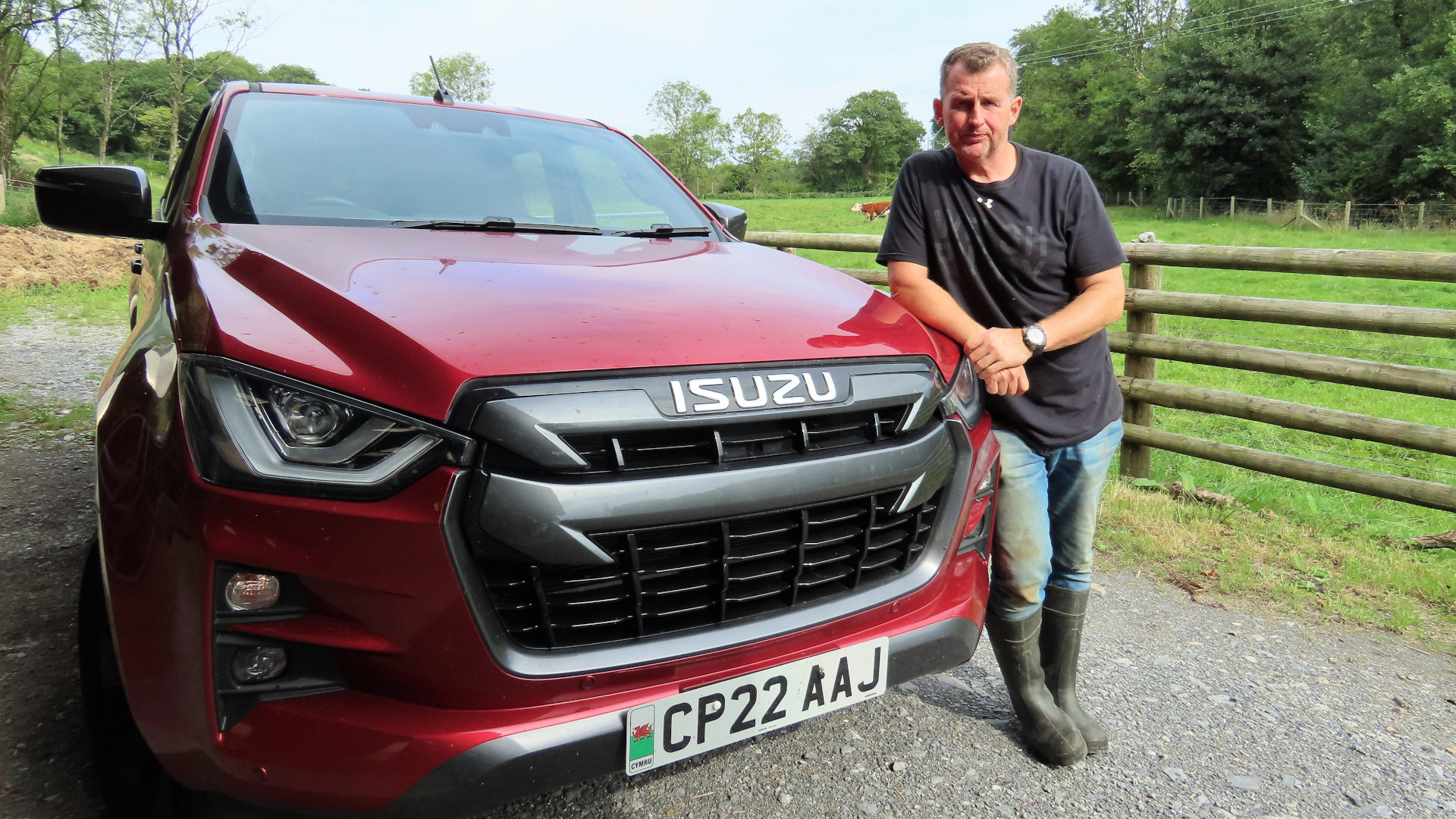 Nigel Owens MBE, Rugby referee turned local farmer, opts for an Isuzu D-Max