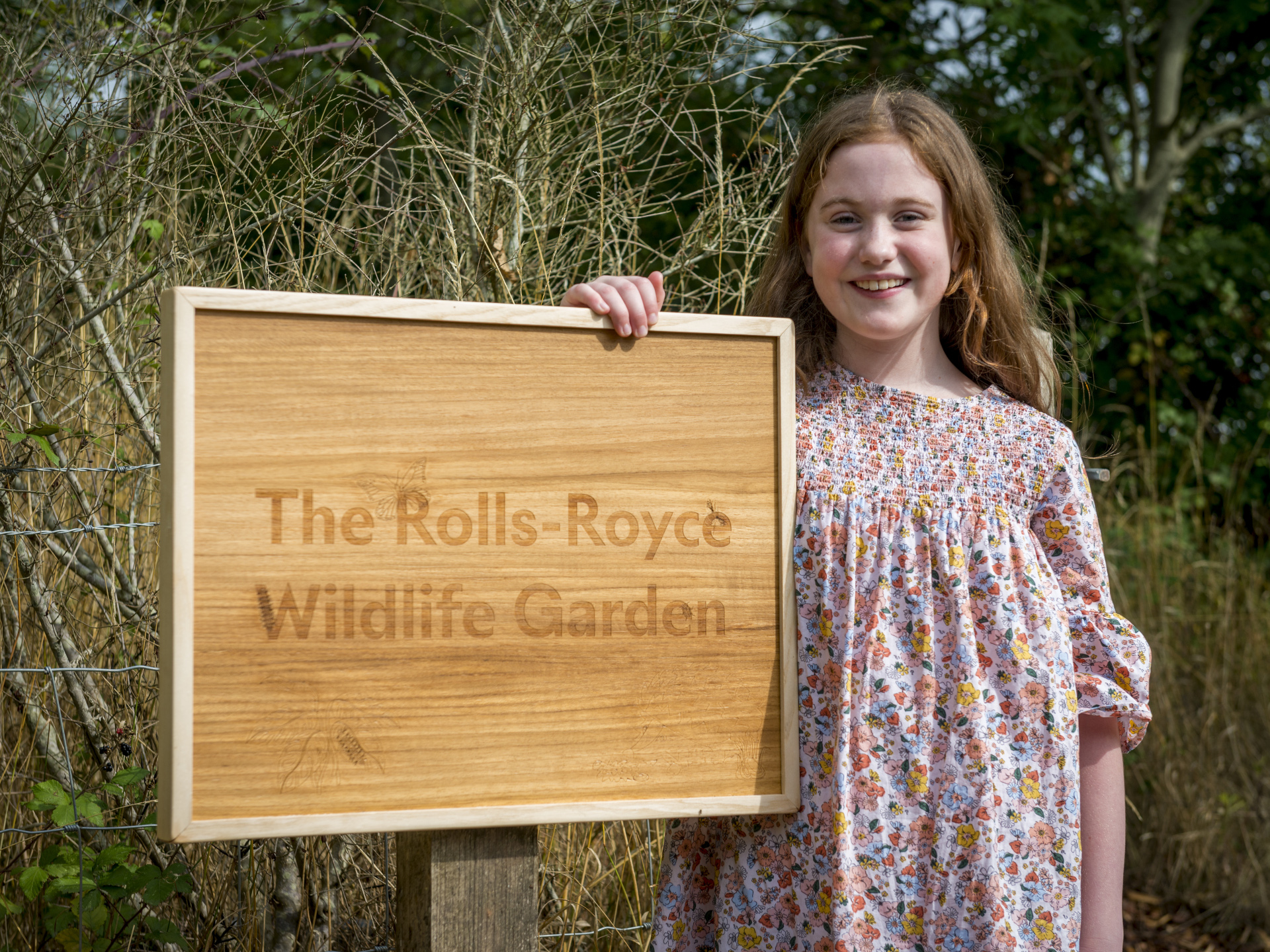 Rolls-Royce Wildlife Garden transformation