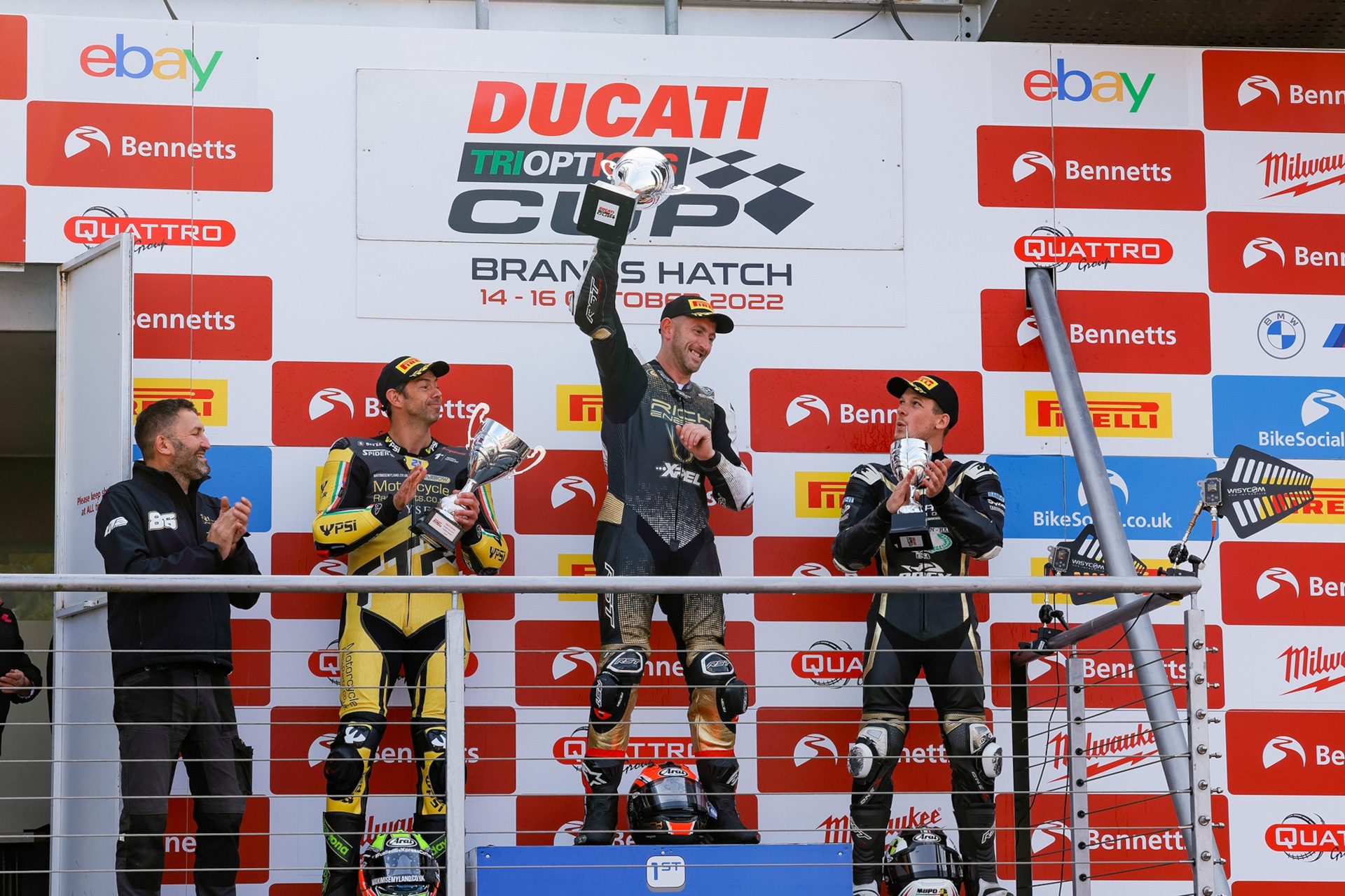 David Shoubridge wins the 2022 Ducati Performance TriOptions Cup Championship at Brands Hatch