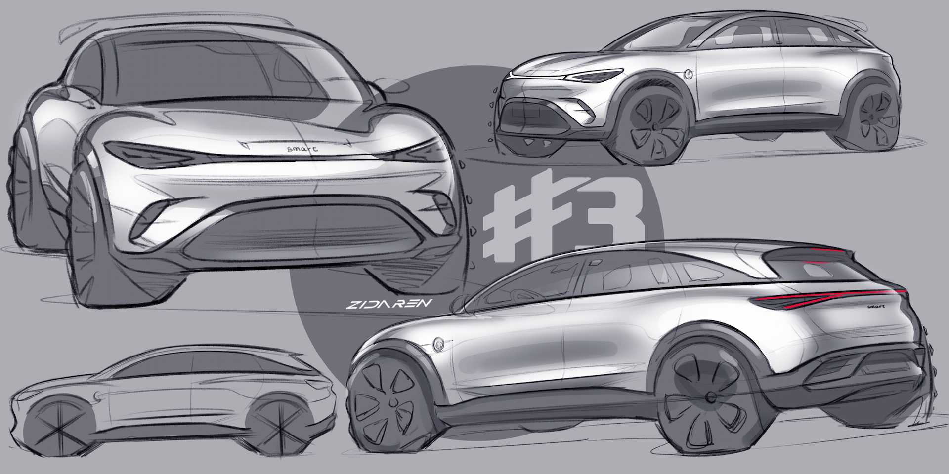 Design details of the all-new smart #3
