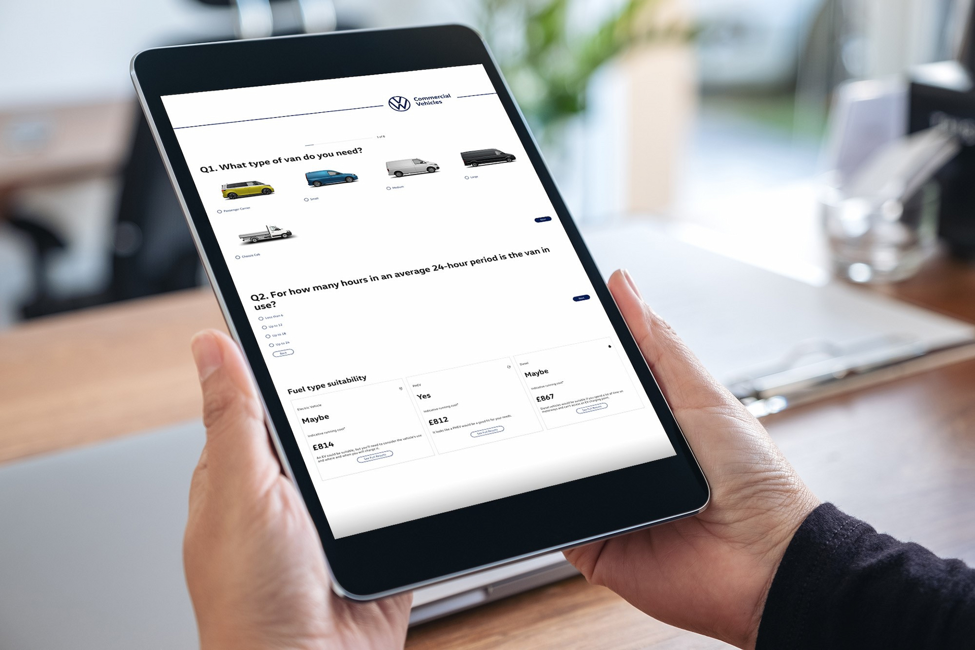 Volkswagen Commercial Vehicles’ digital tool