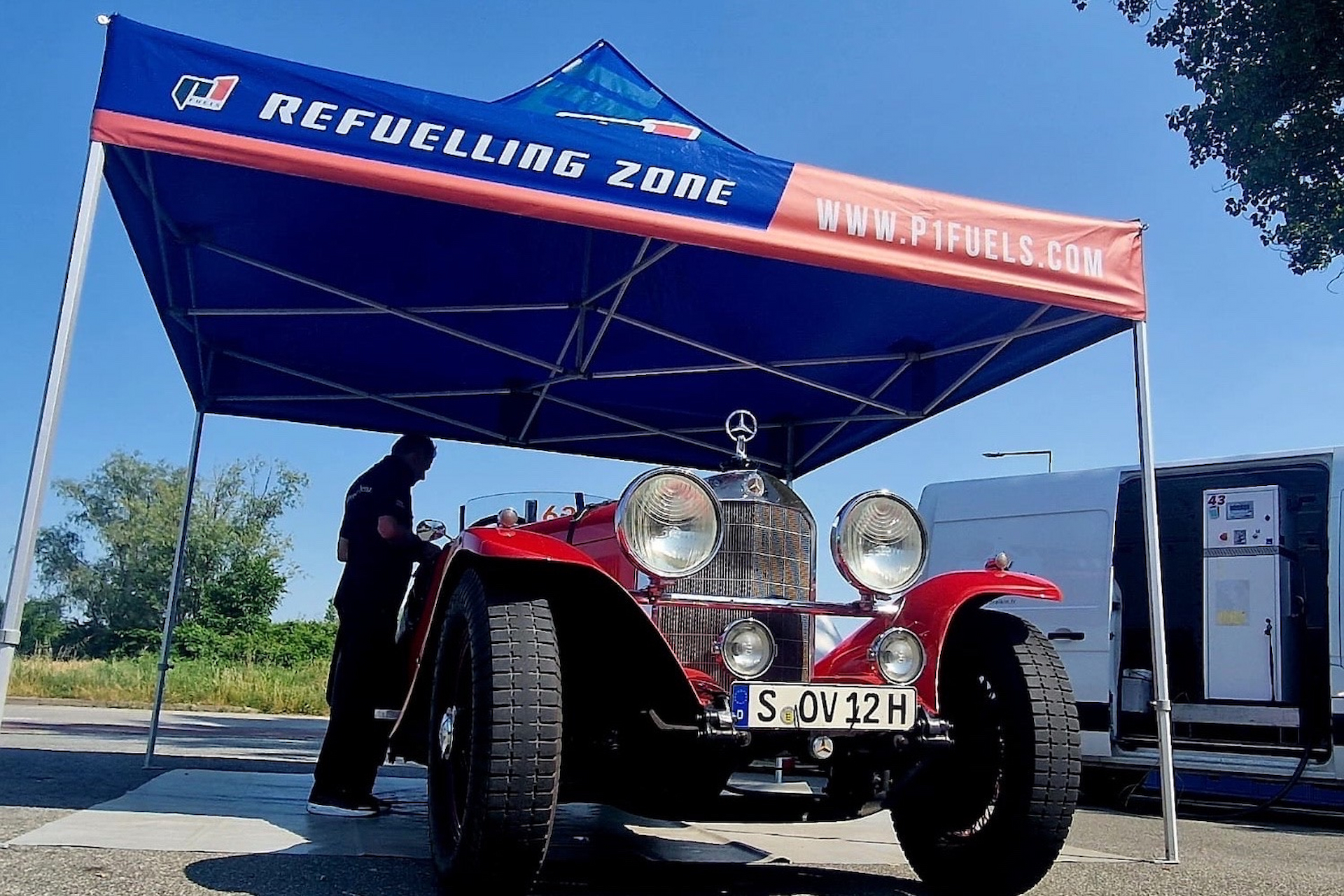 P1 Fuels Crosses The Mille Miglia Finish Line With Mercedes Benz Classic