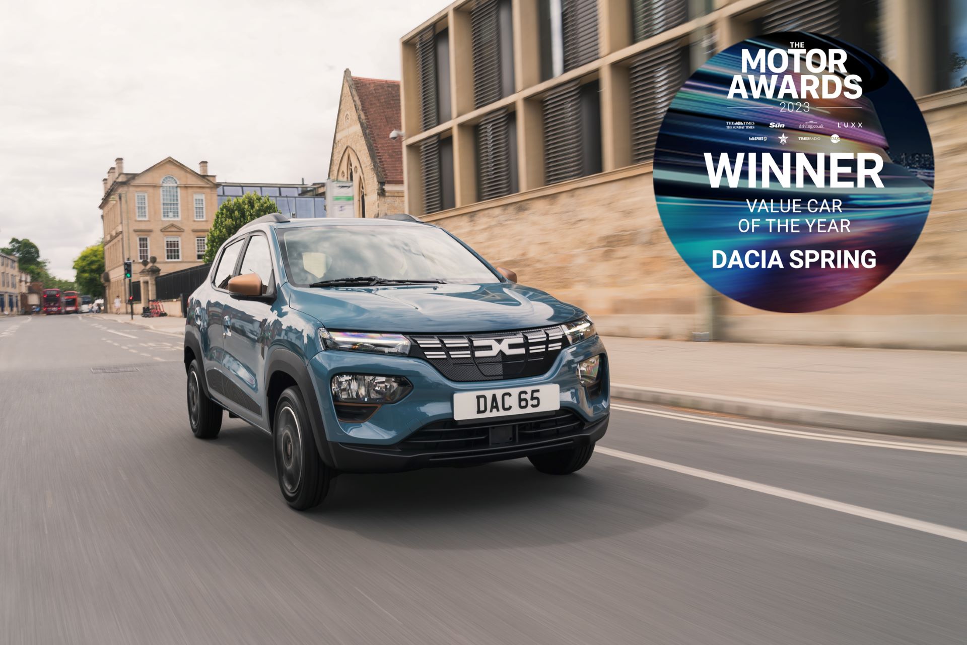 All-electric Dacia spring wins ‘Value Car of the Year’ at News UK Motor Awards