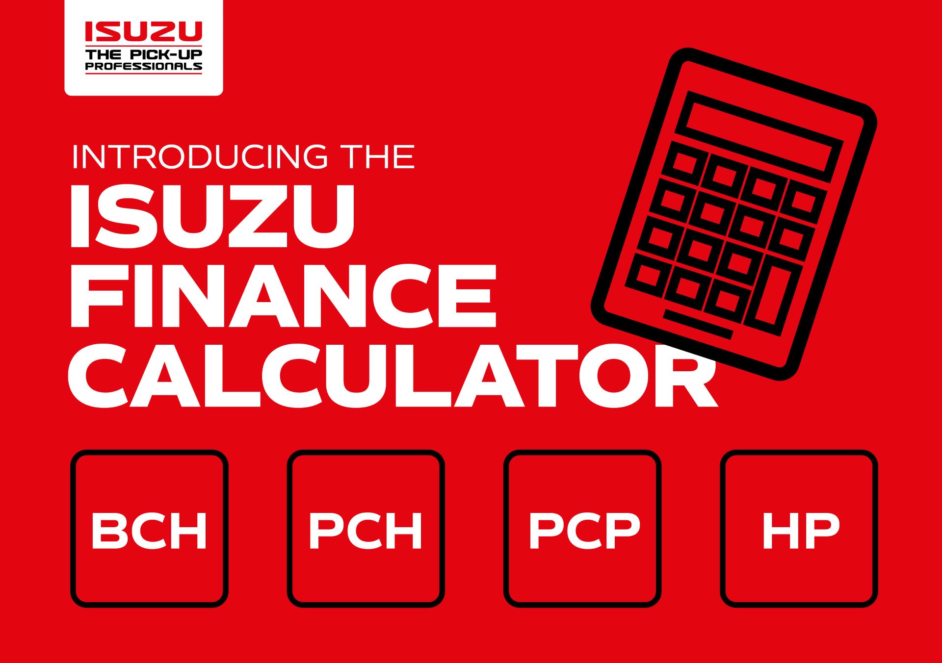 Isuzu Uk Reveals Groundbreaking Finance Calculator