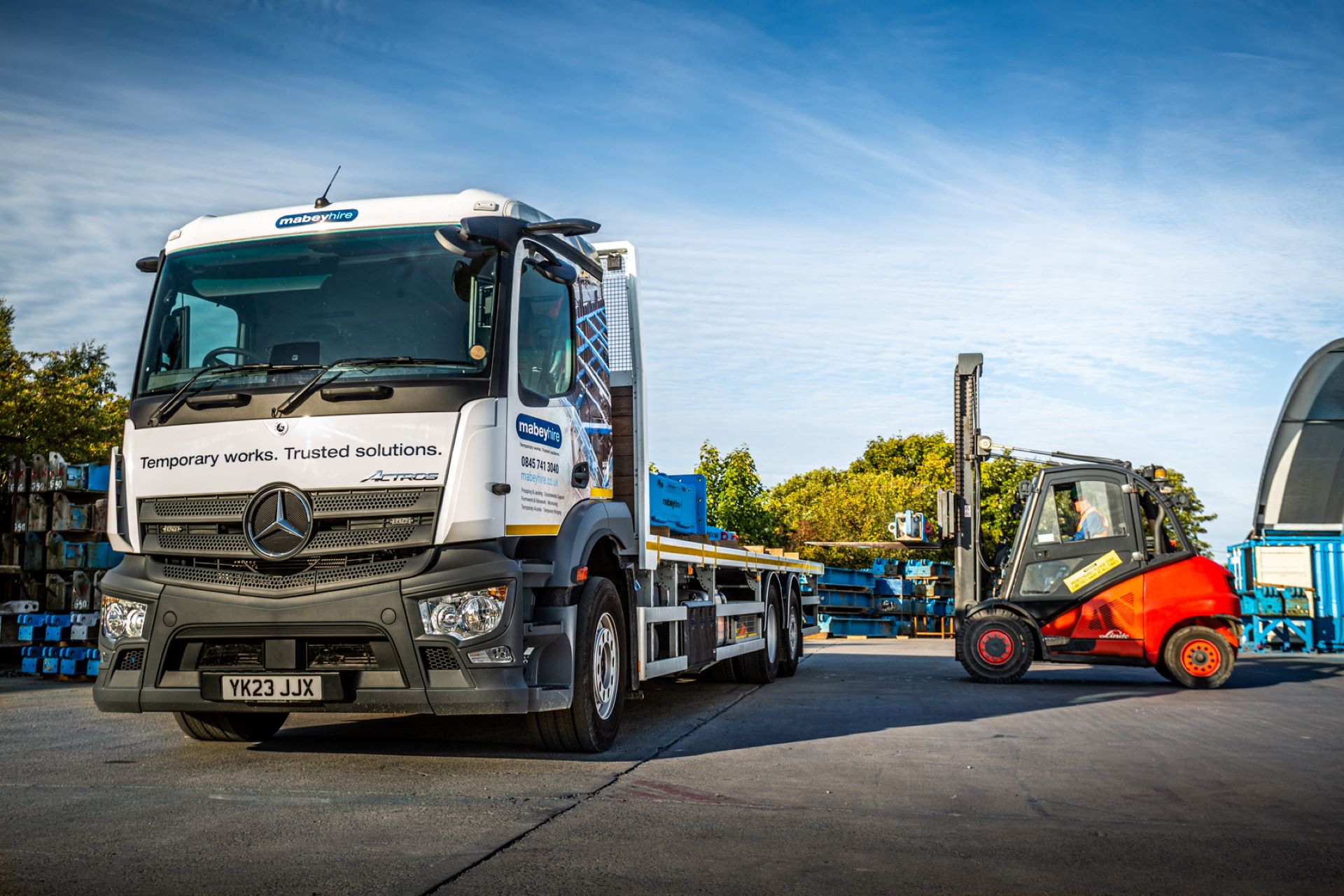 Mercedes Benz Safety Makes Actros A Definite Winner For Mabey Hire