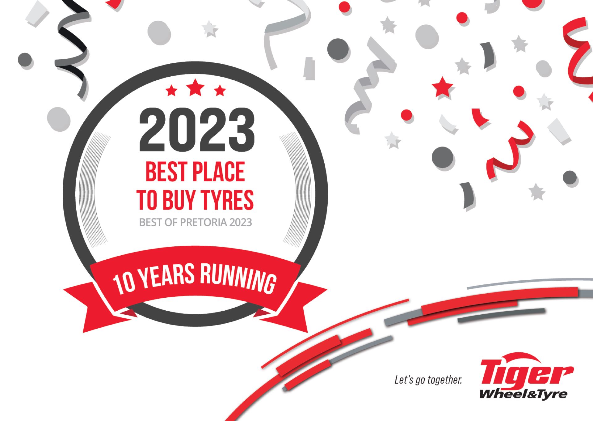 Motorists Vote Tiger Wheel & Tyre “The Best Place to Buy Tyres in Pretoria”