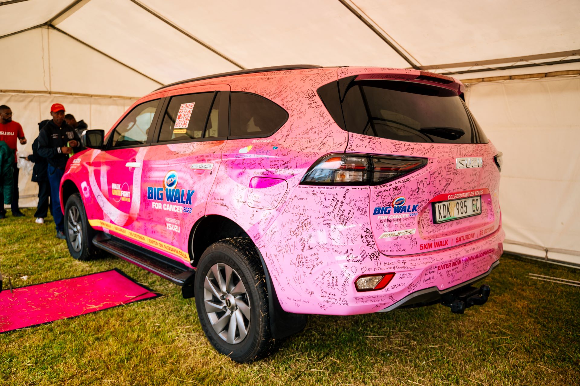 The Algoa FM Big Walk for Cancer provides ISUZU with an opportunity to be a vehicle of hope to many
