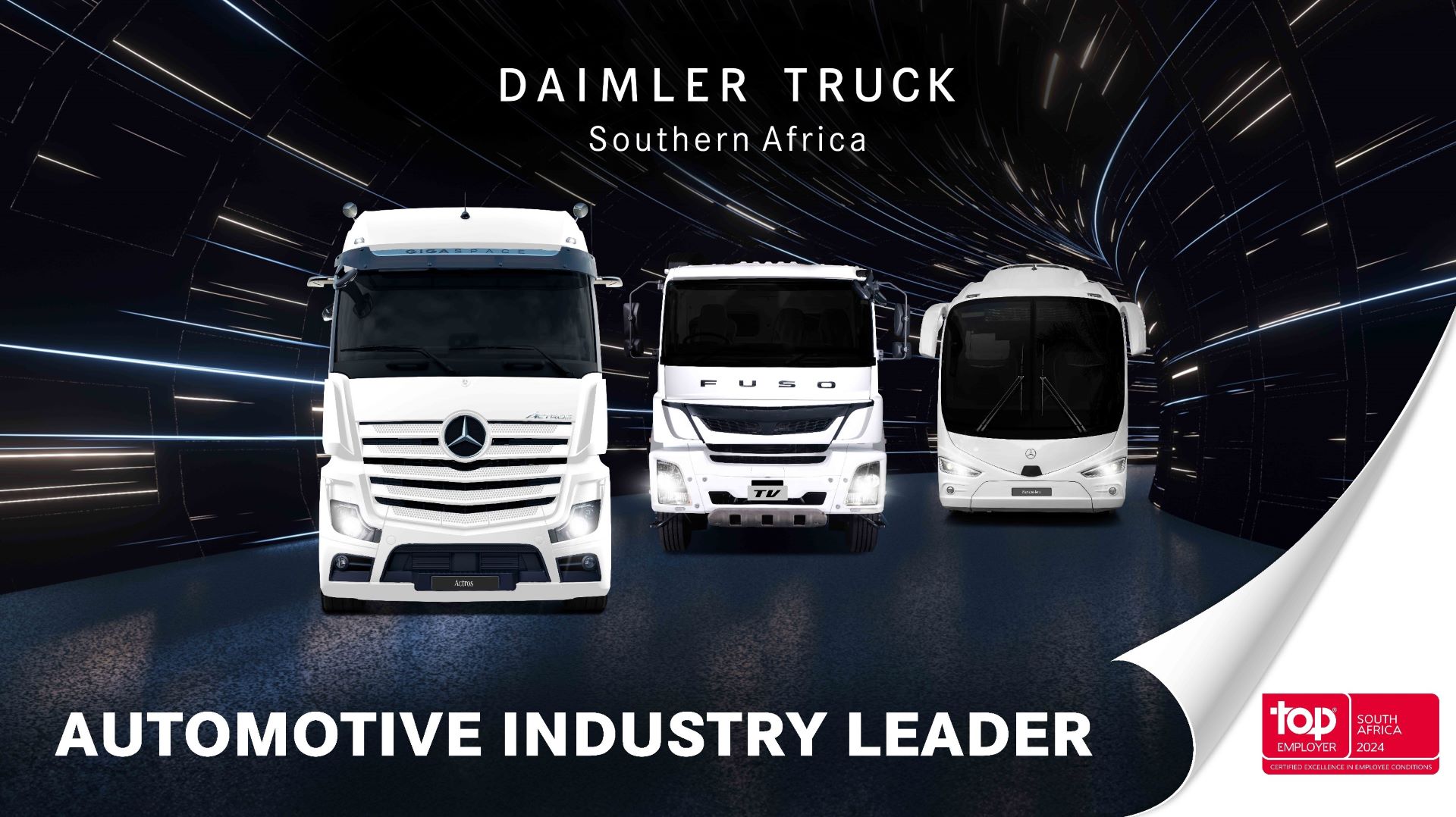 Daimler Truck Southern Africa does it again: Top Employer, Automotive Industry Leader 2024