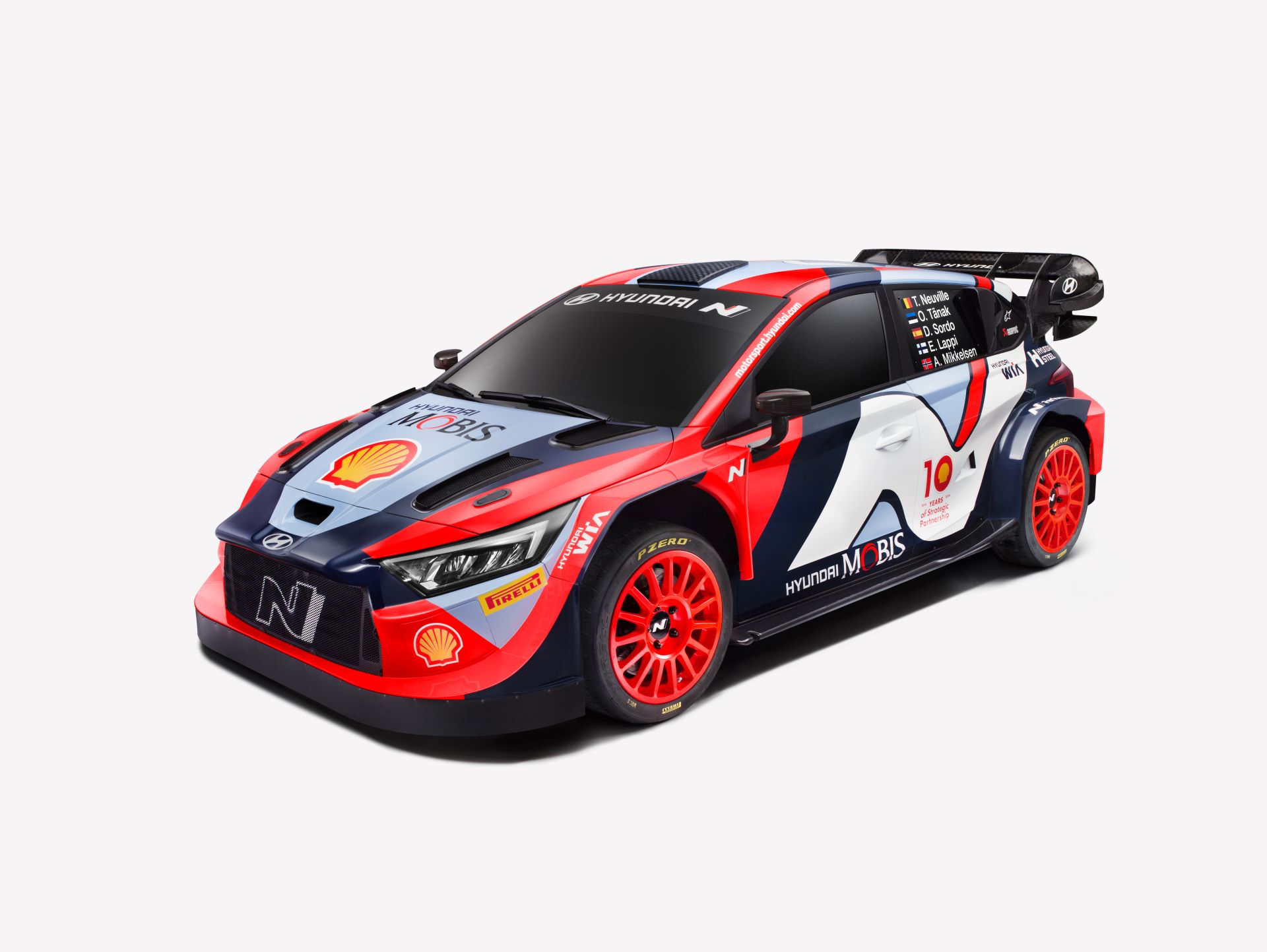 Hyundai Motorsport tackles Rally Sweden with new car livery, celebrating 10 years in WRC