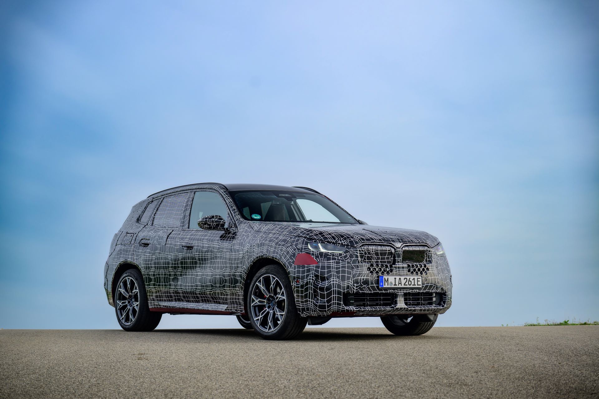Precise, assured, versatile: The new BMW X3 undergoing dynamic driving tests