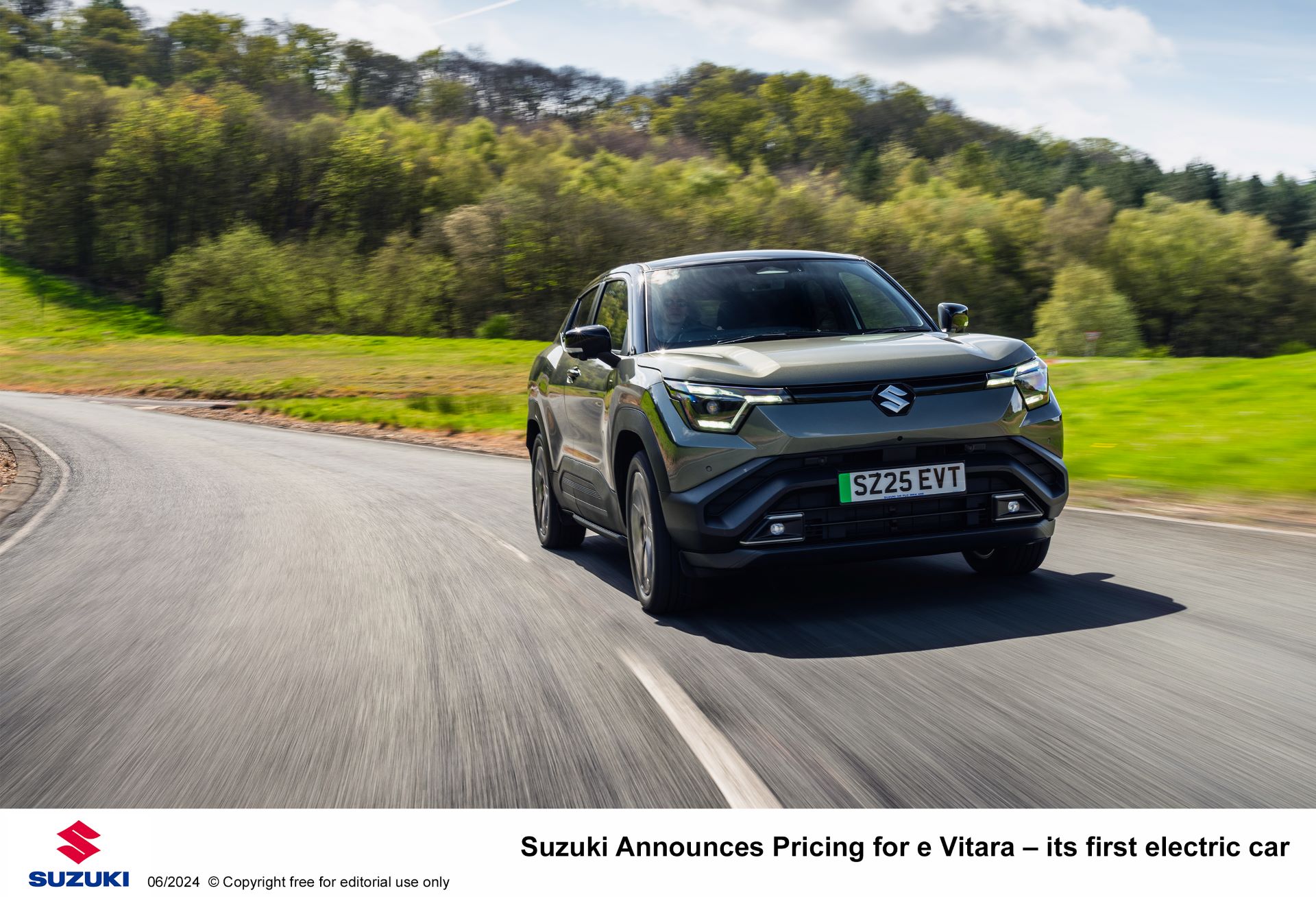 Suzuki Reveals Pricing and Incentives for All-New e Vitara – The Brand’s First Fully Electric SUV
