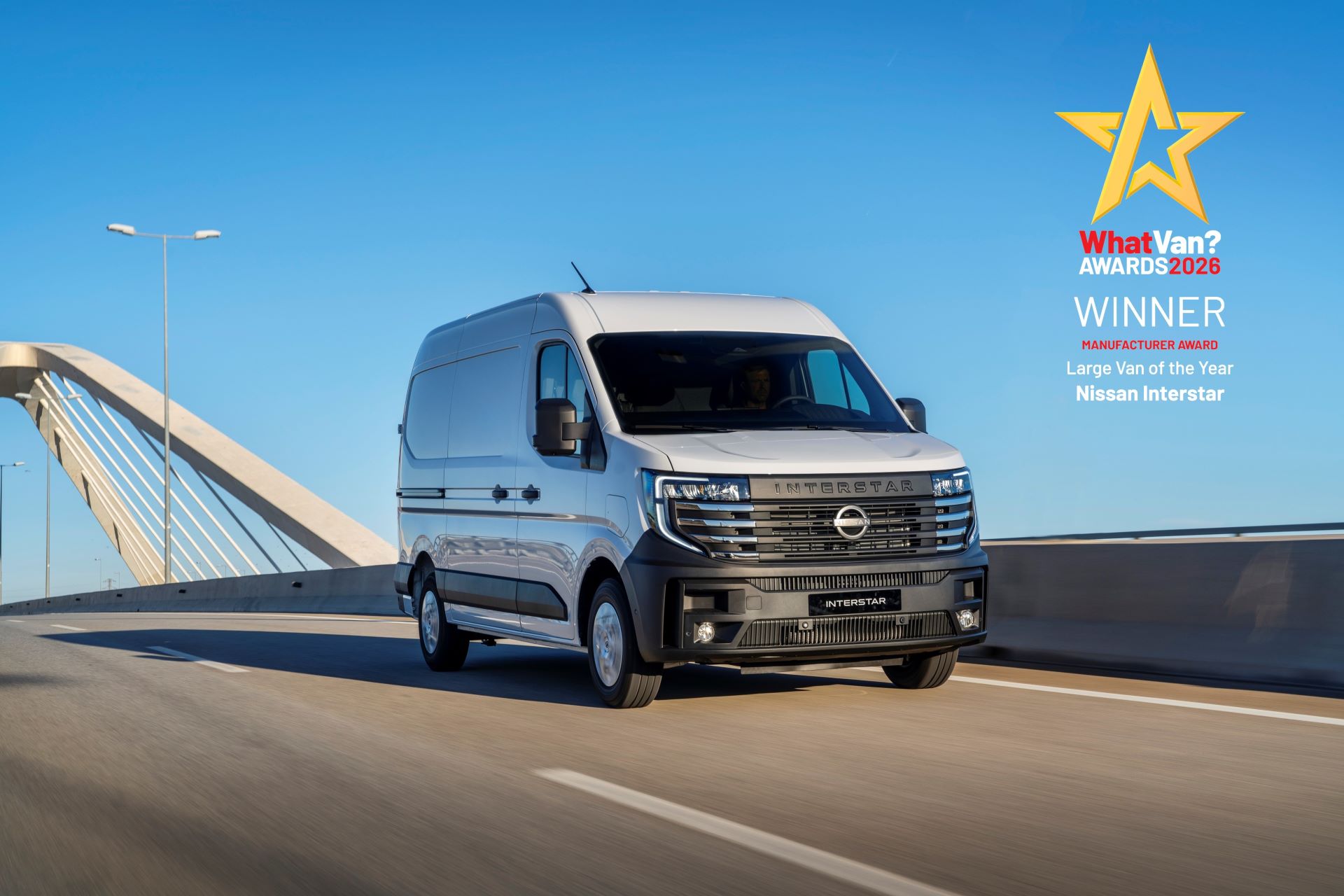 Nissan Interstar Named 2026 ‘Large Van of the Year’ at What Van? Awards